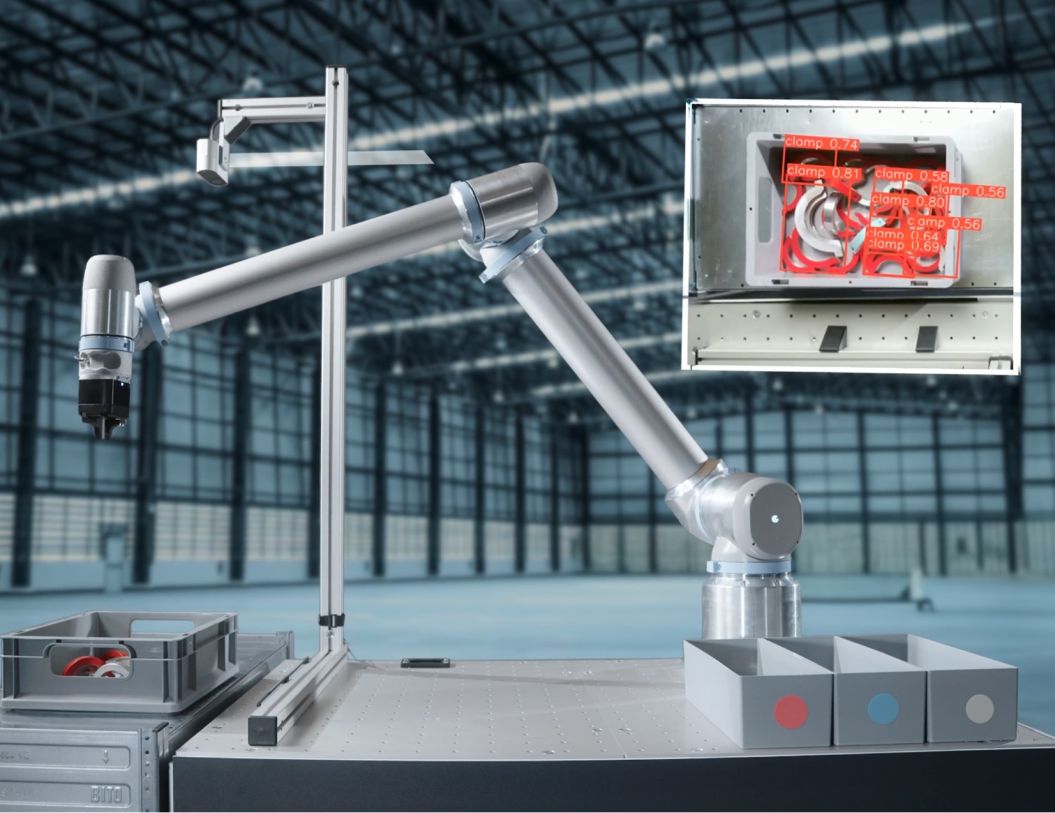 KI-gestütztes Robot-Vision-System