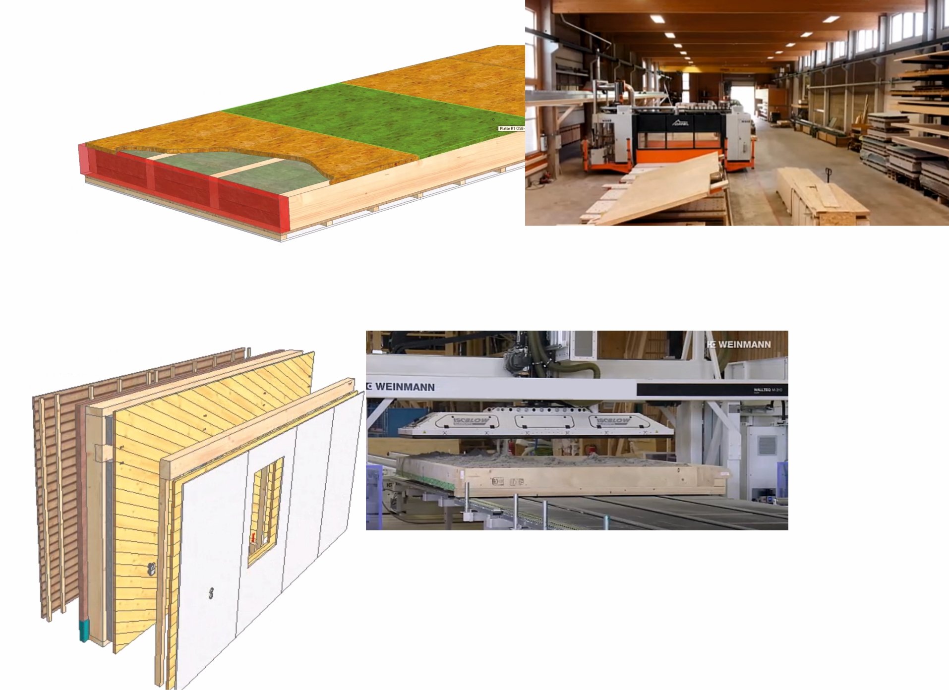 Mit dem Sema-Add-On 'Ansteuerung Elementfertigungsanlagen' lassen sich ganze Wandbauteile automatisiert produzieren.