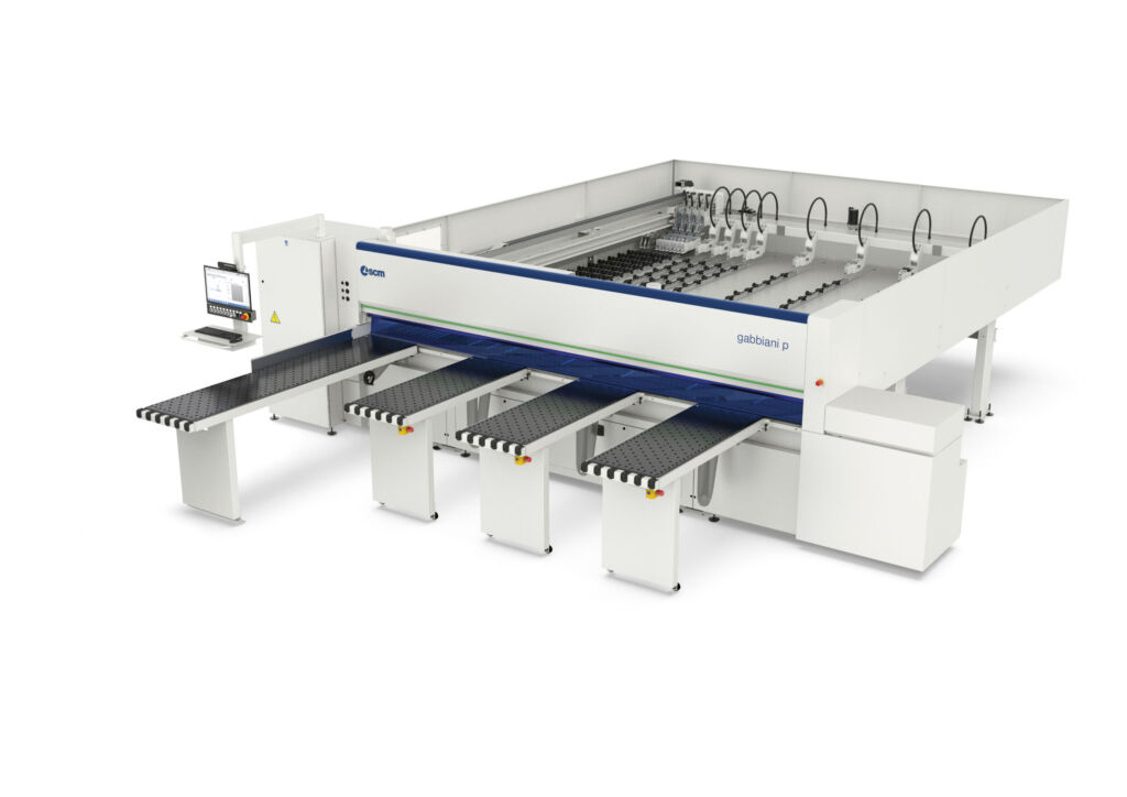 Die Gabbiani P95 ist eine Lösung für kleine Unternehmen und schneidet Einzelplatten und stapelt Platten.