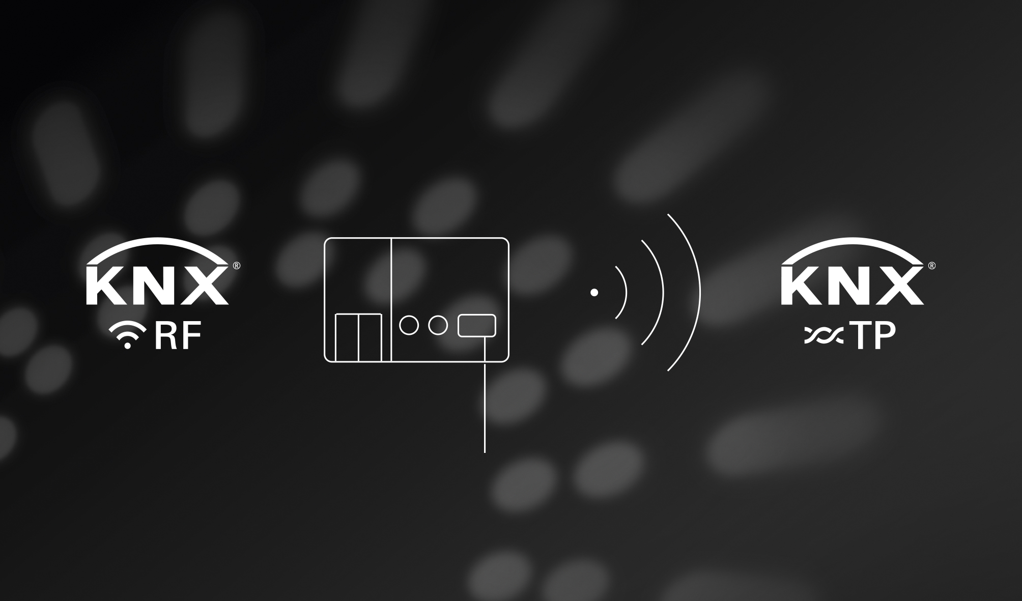 Über den Gira RF Multi/TP Medienkoppler für KNX lassen sich Funkkomponenten sicher in vorhandene KNX TP Anlagen einbinden.