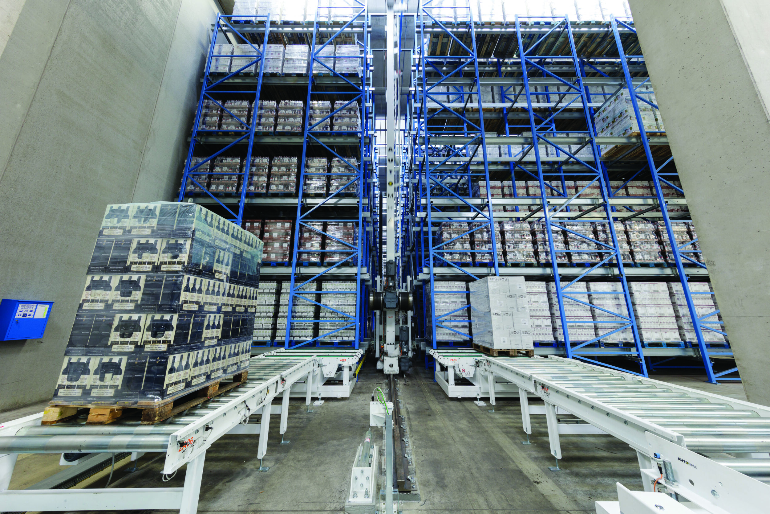 Automha hat auf der diesjährigen Logimat gemeinsam mit Comau ein großes Portfolio an End-to-End-Logistiklösungen vorgestellt.