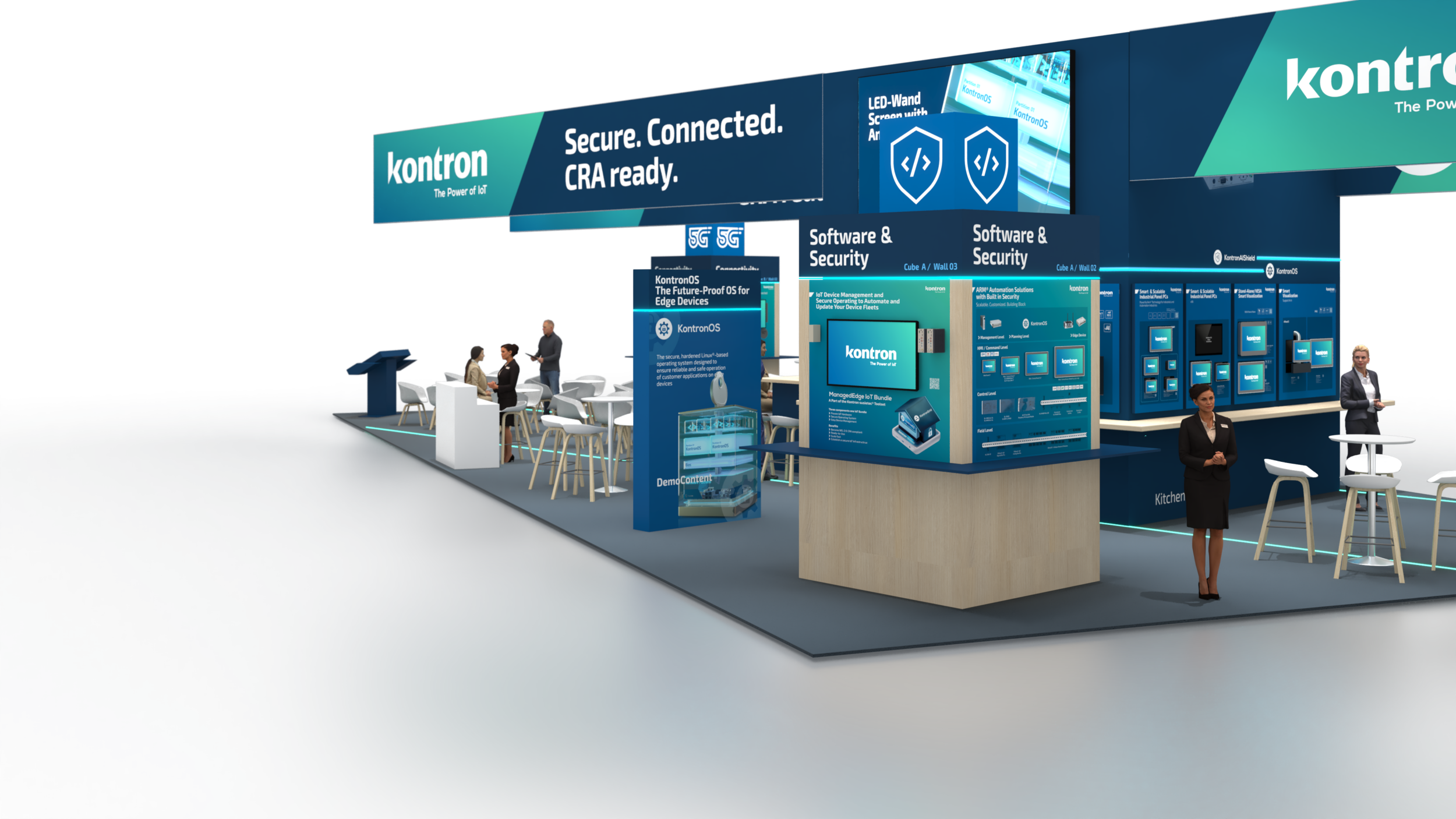 Neben Software- und Cybersecurity-Themen stellt Kontron neue Hardware-Produkte vor, die das breite Embedded-Portfolio ergänzen.