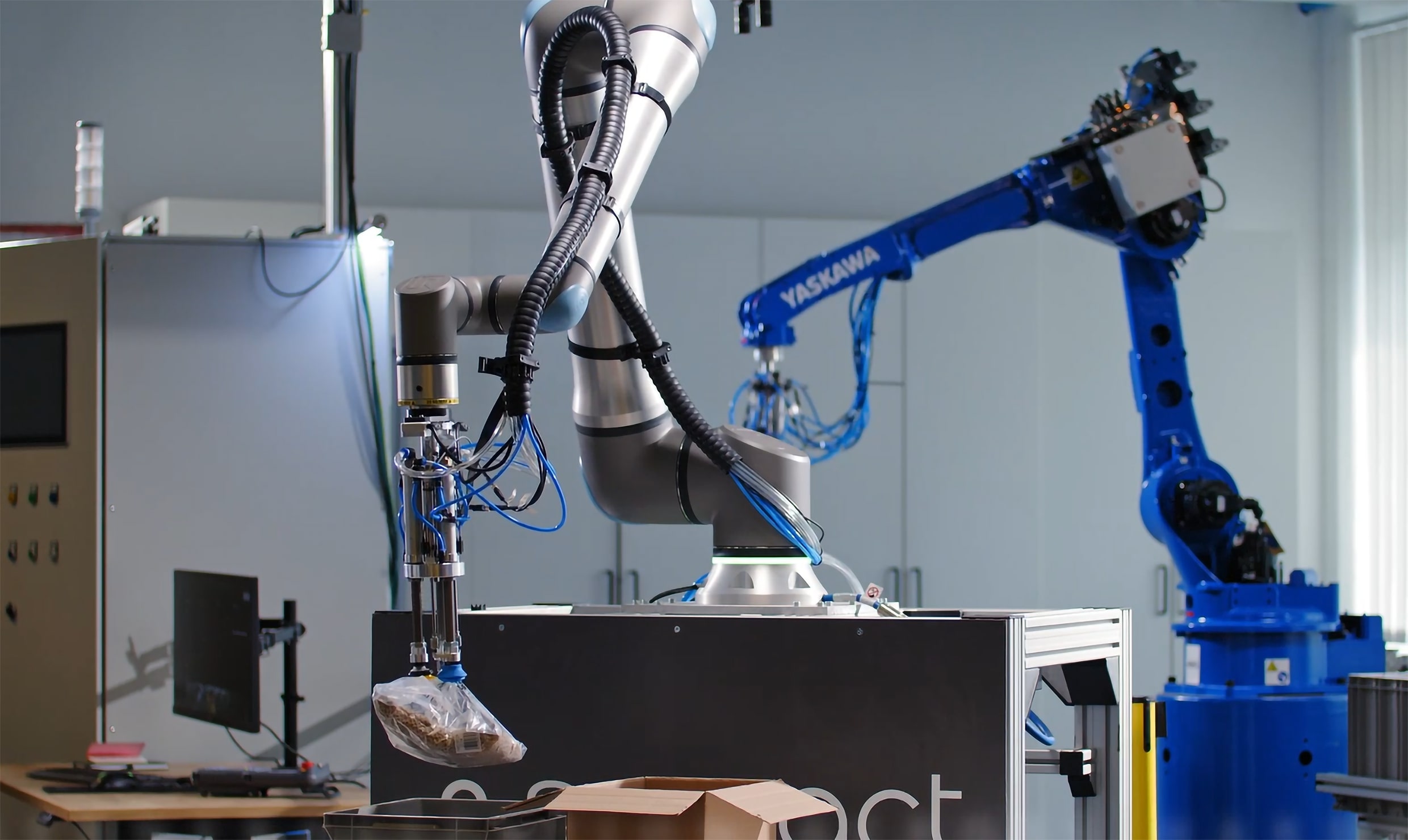 Das KI-Modell Cortex von Sereact bietet Unternehmen in Logistik und Fertigung eine universelle KI, die Roboterarme, mobile Manipulatoren und humanoide Roboter mit Zero-Shot-Autonomie steuert.