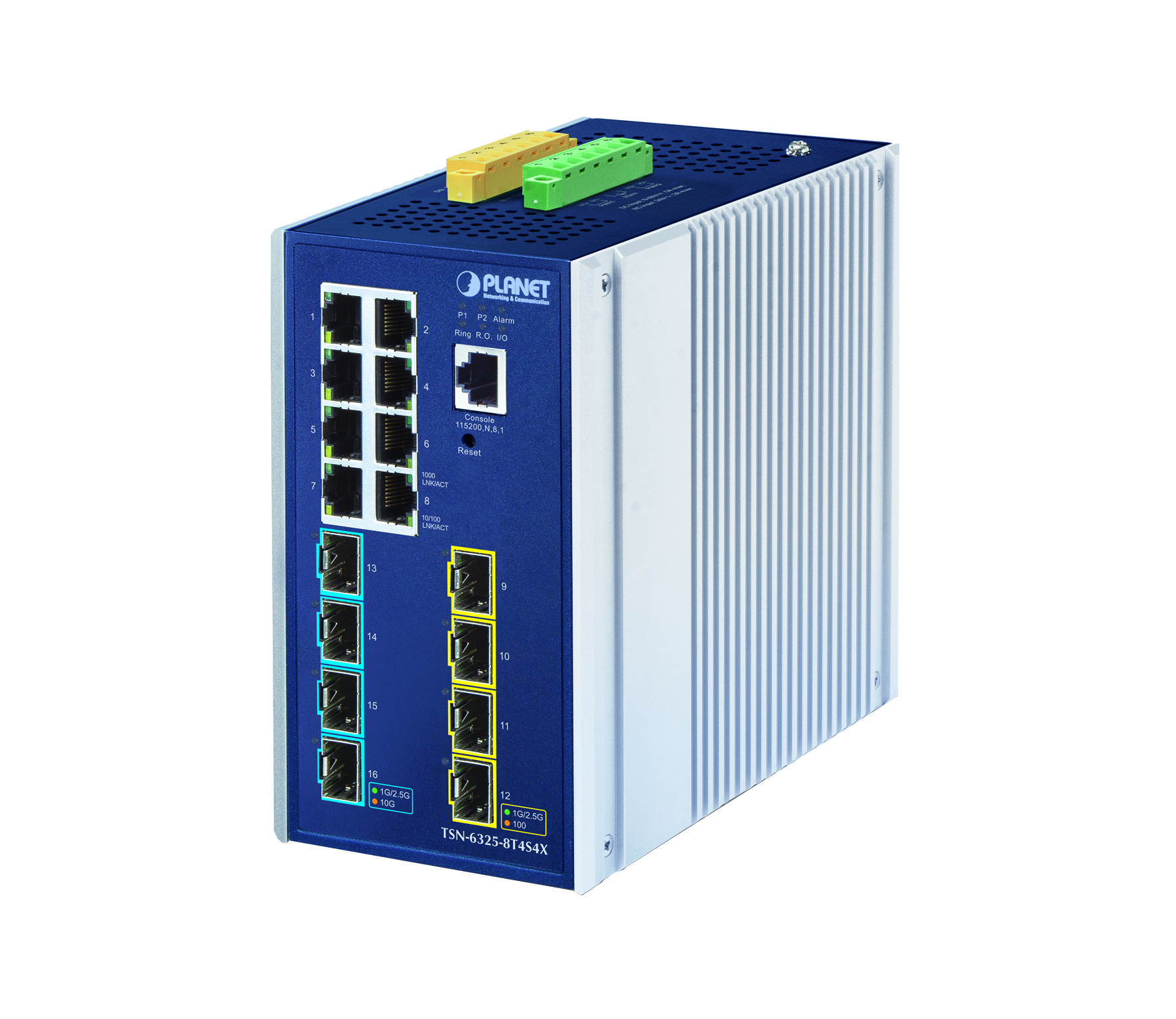 TSN-6325-8T4S4X: Neuer TSN-Switch sorgt für präzise Echtzeitdaten und hohe Netzwerksicherheit.