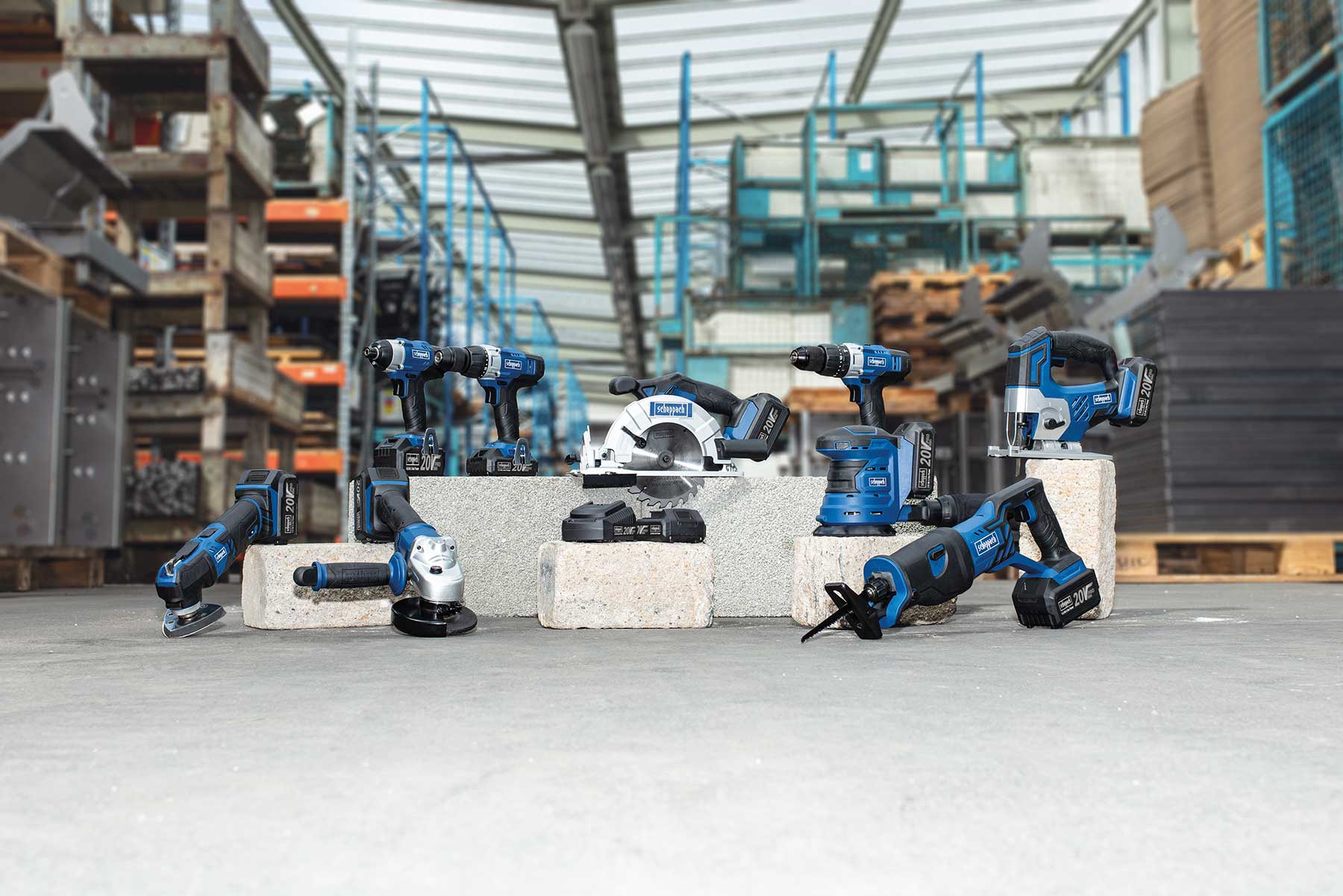 Vielgestaltiges Akku-System