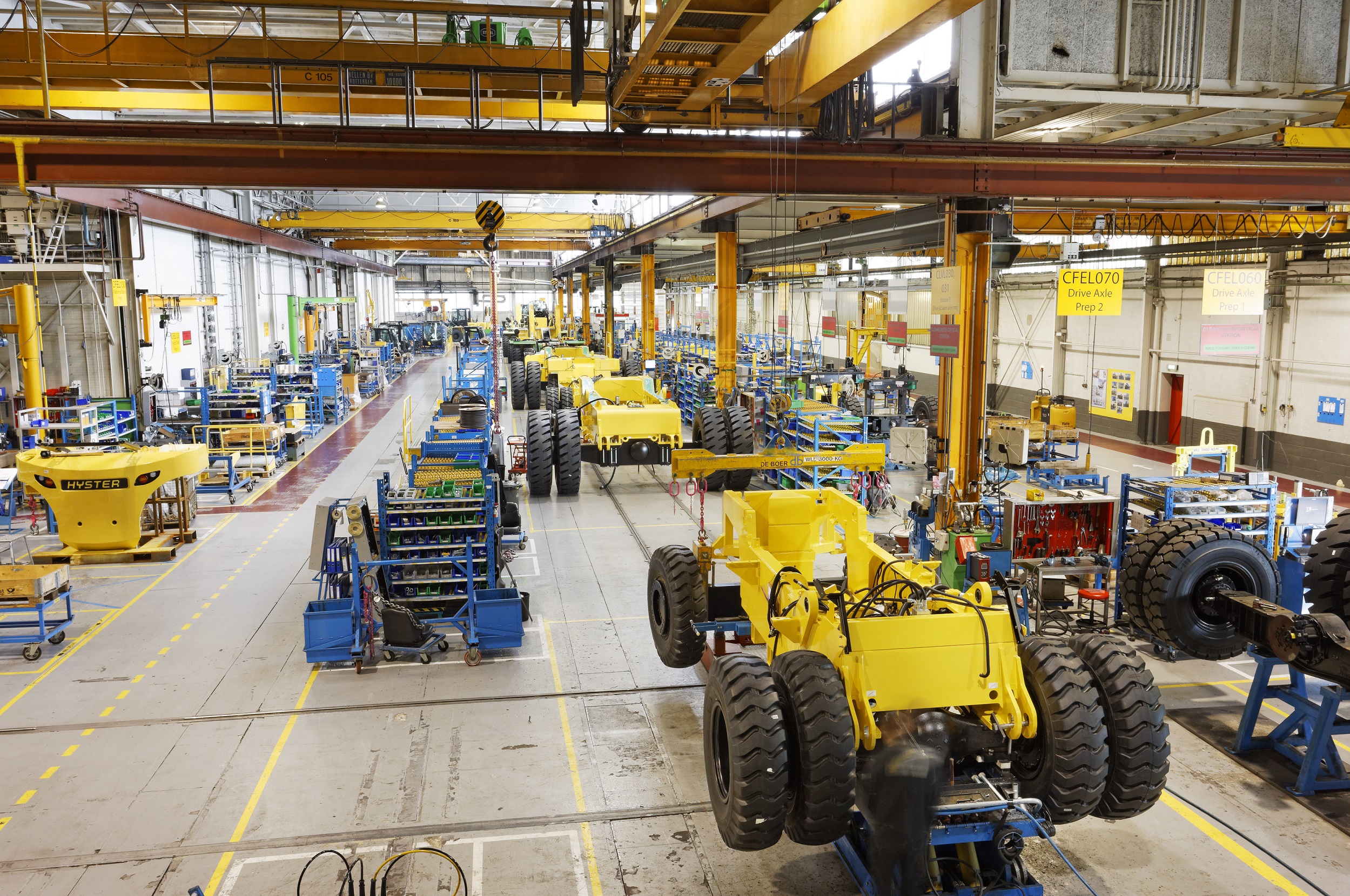 Hyster nimmt die Produktion wieder auf Hyster-Lift-Truck-Factories-Reopen