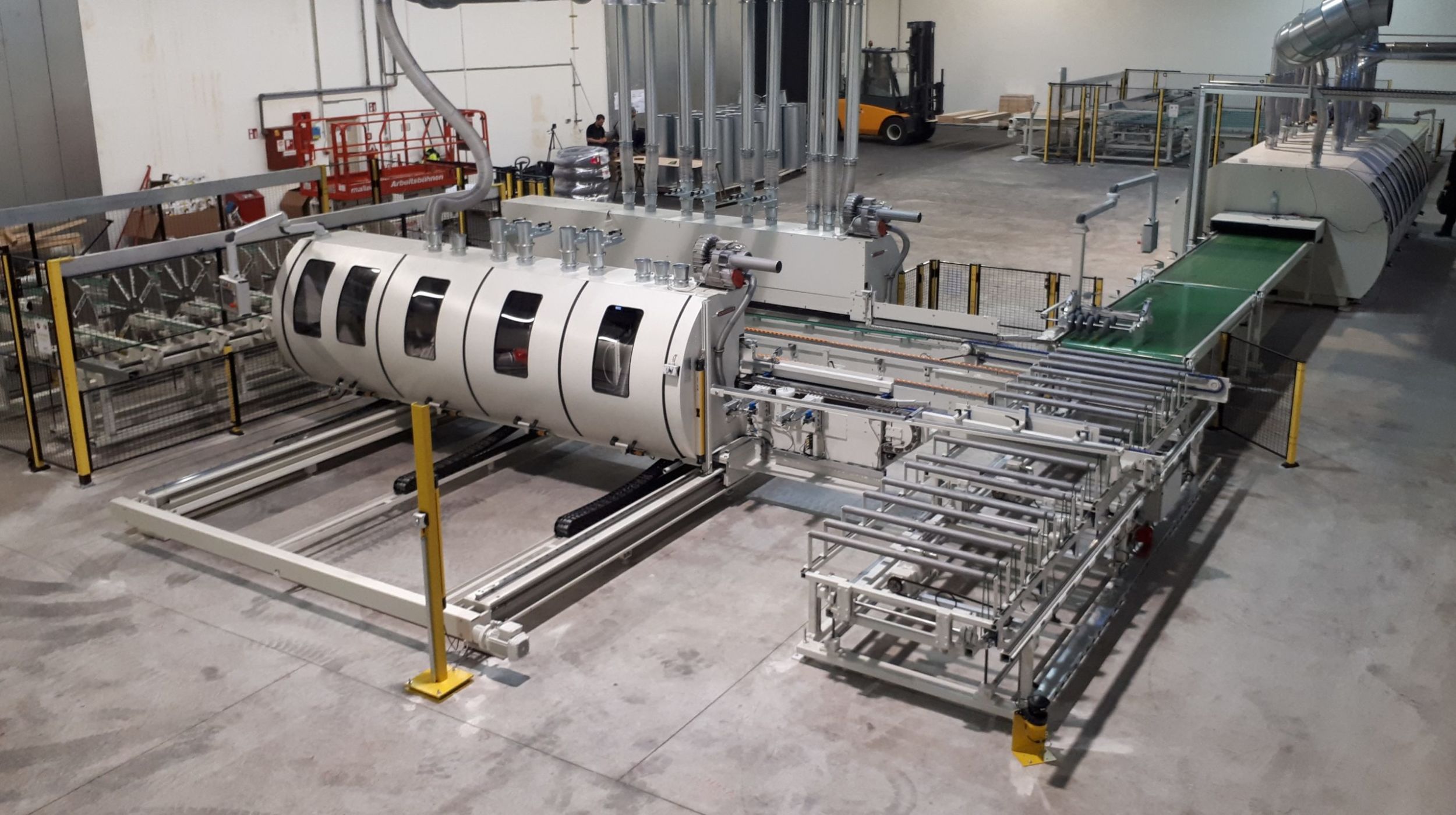 Profilieranlagen für die Fußbodenfertigung