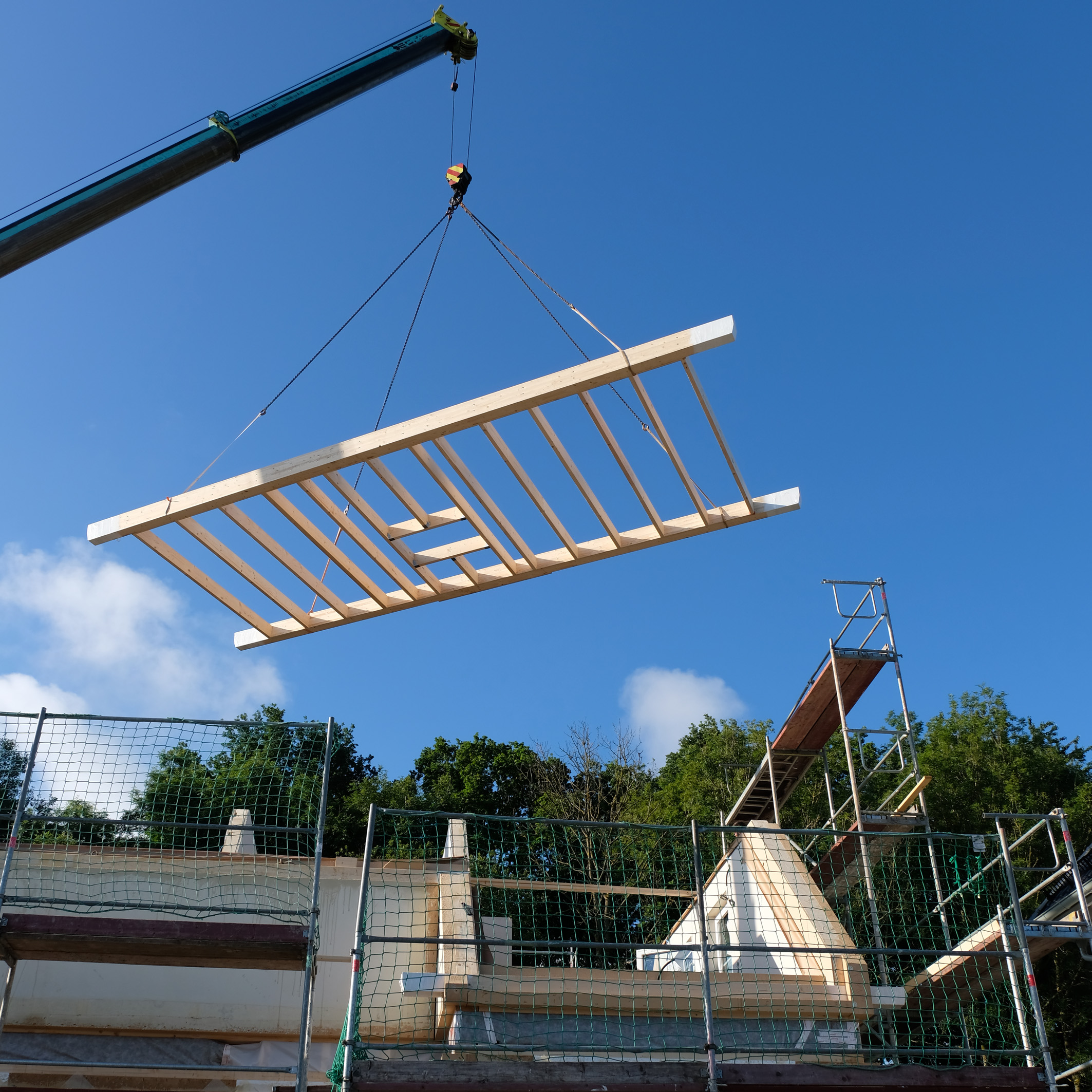 Ein fliegender XXL-Lattenrost?