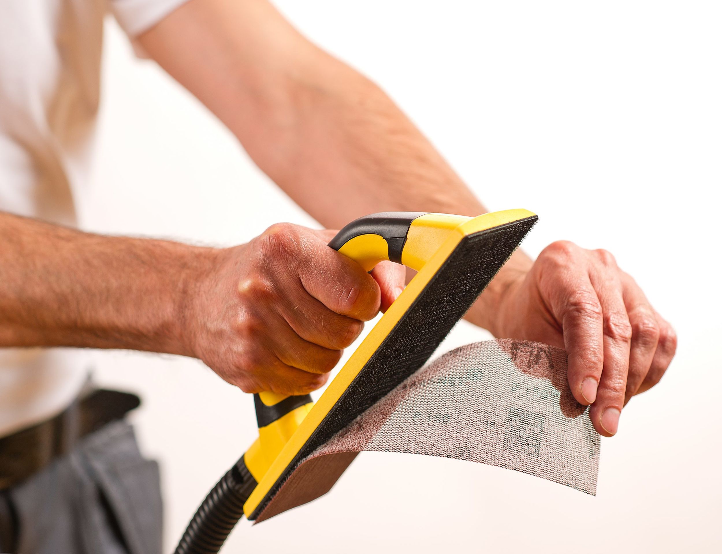 Staubfrei Schleifen dank der Netzstruktur