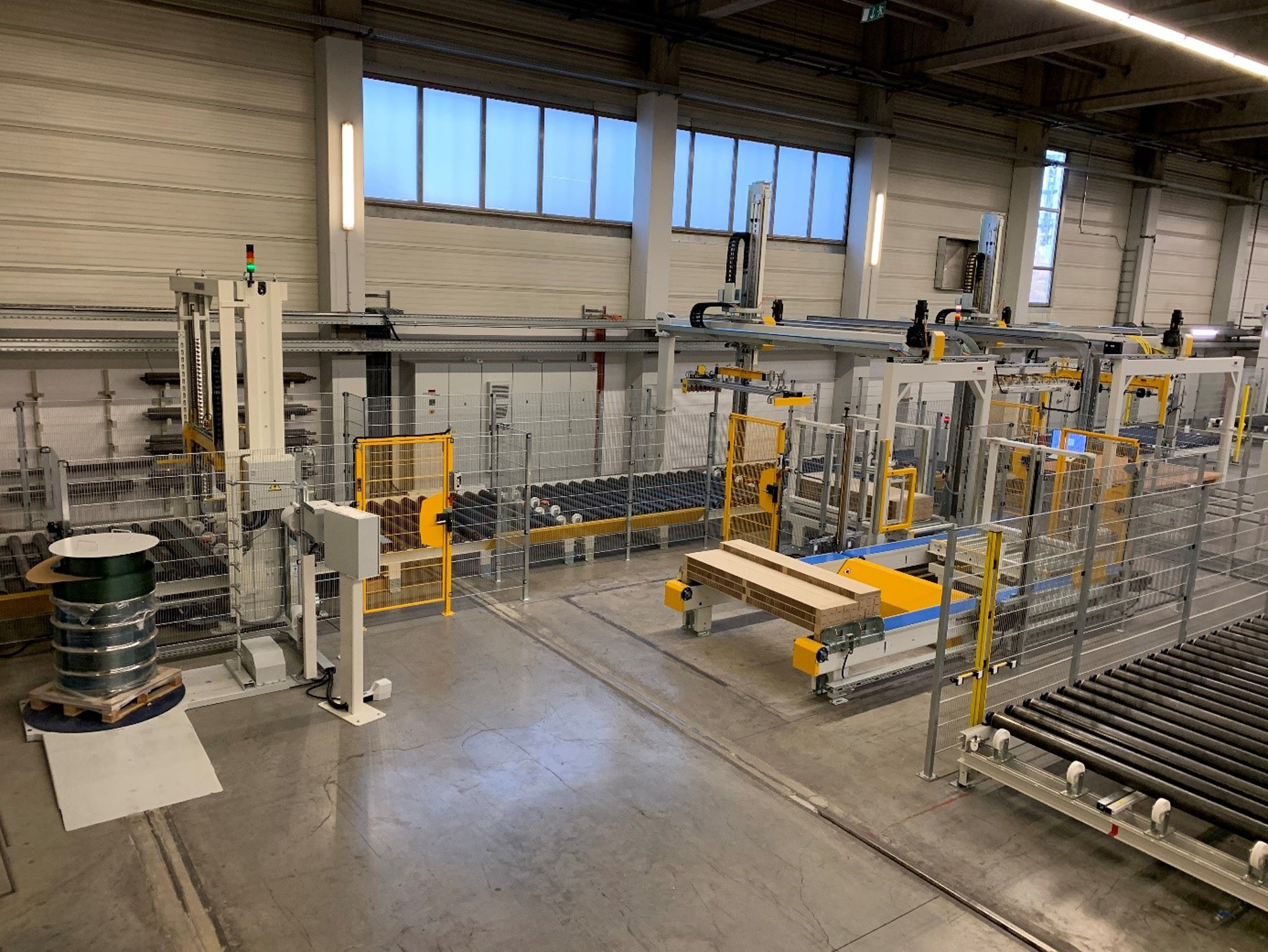 Eine neue Verpackungslinie