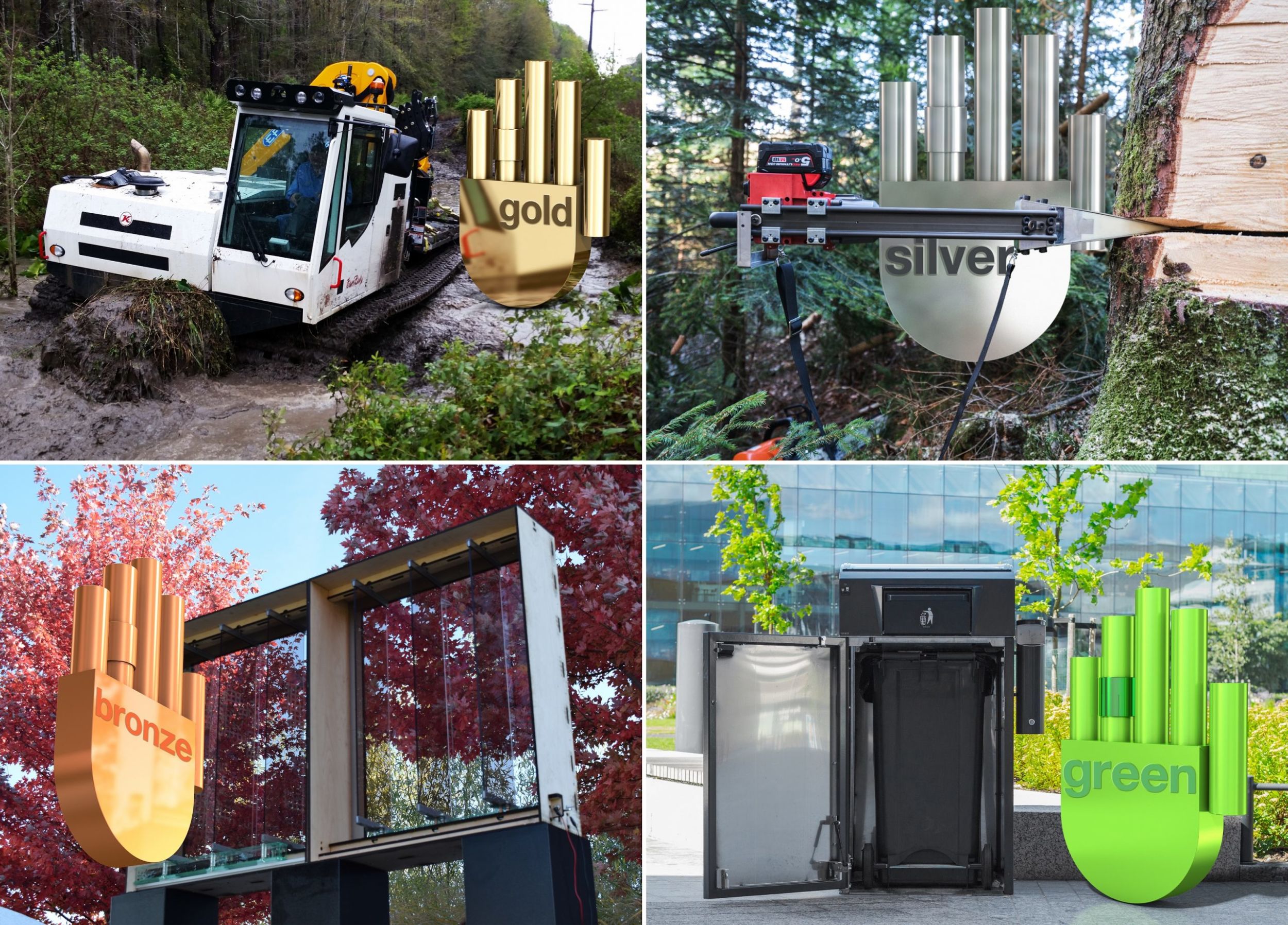 Funkgesteuerter Fällkeil