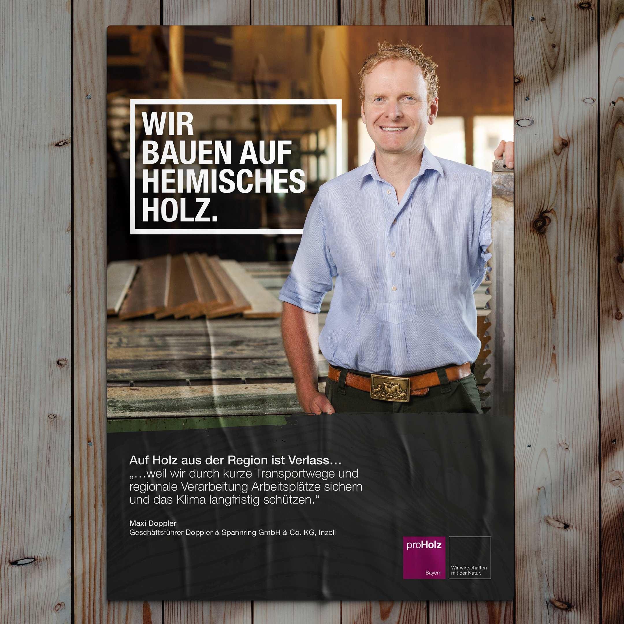 „Wir bauen auf heimisches Holz“