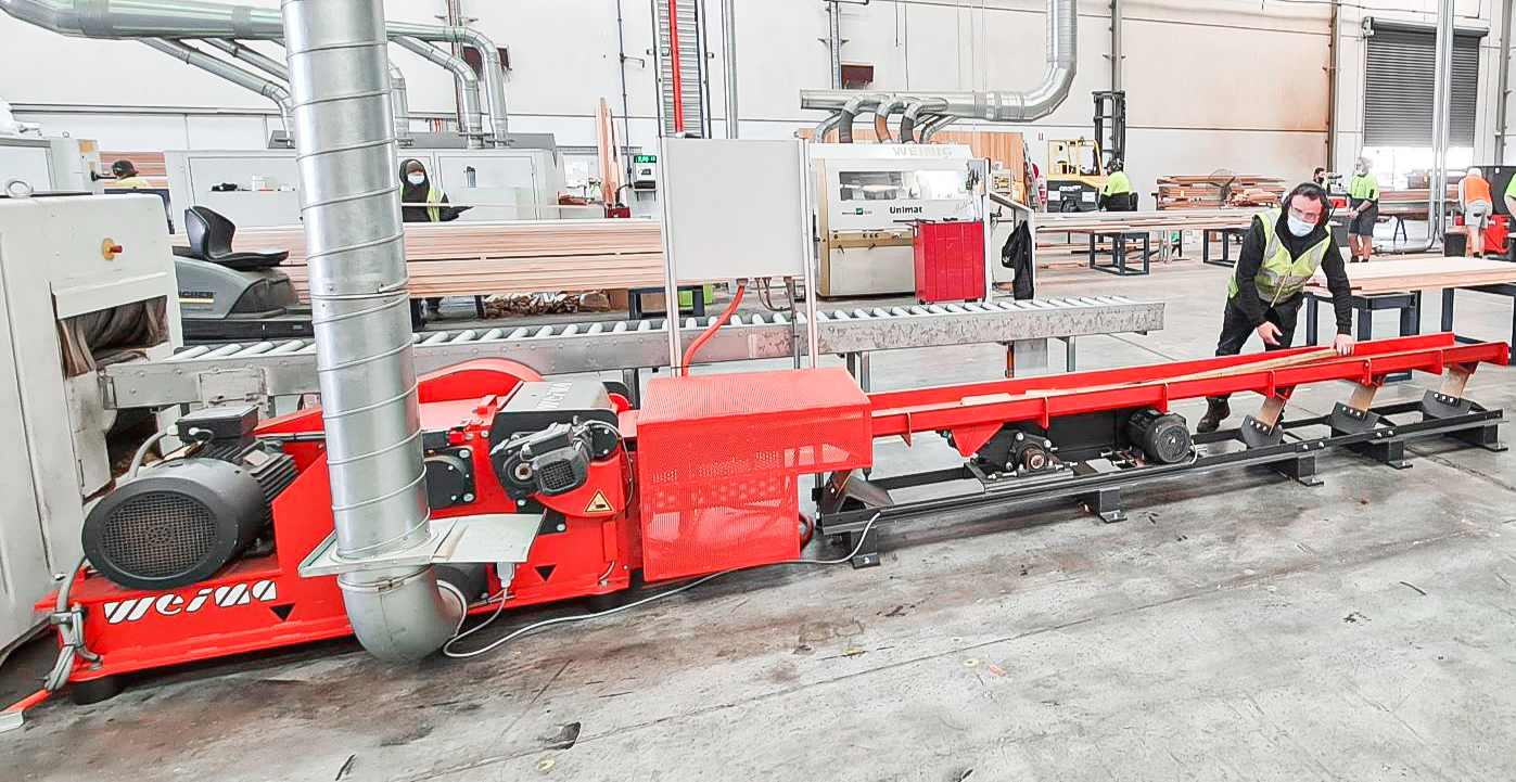 Kurzer Prozess mit langem Restholz