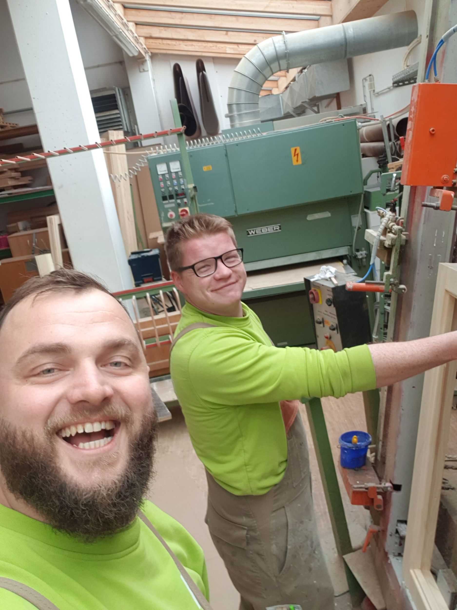 Sie haben gut lachen. Bei Hans Bittl stimmt das Betriebsklima.