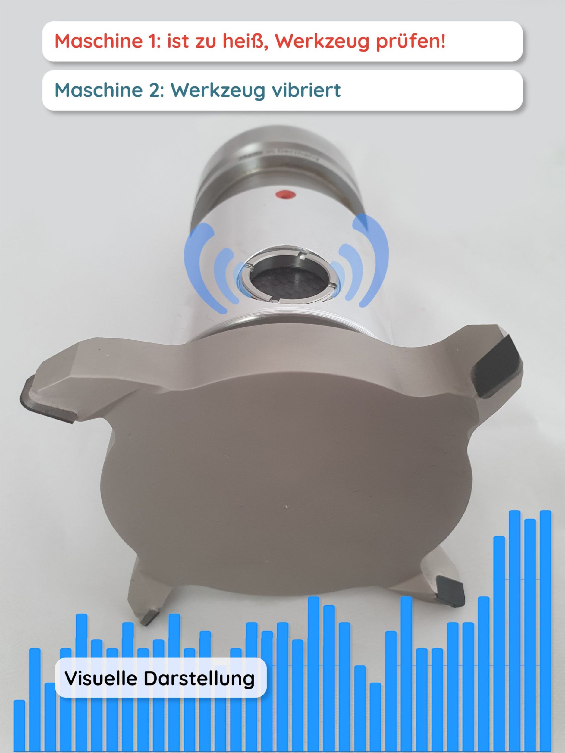 Spannfutter mit Datenerfassung