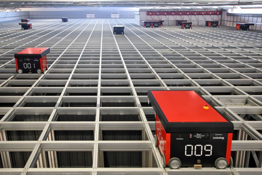 Das Automatisierte Ersatzteillager 1 SCM Autostore