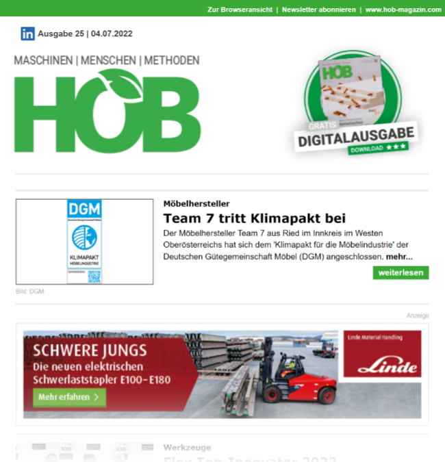 HOB Newsletter 25(4. Juli 2022)
