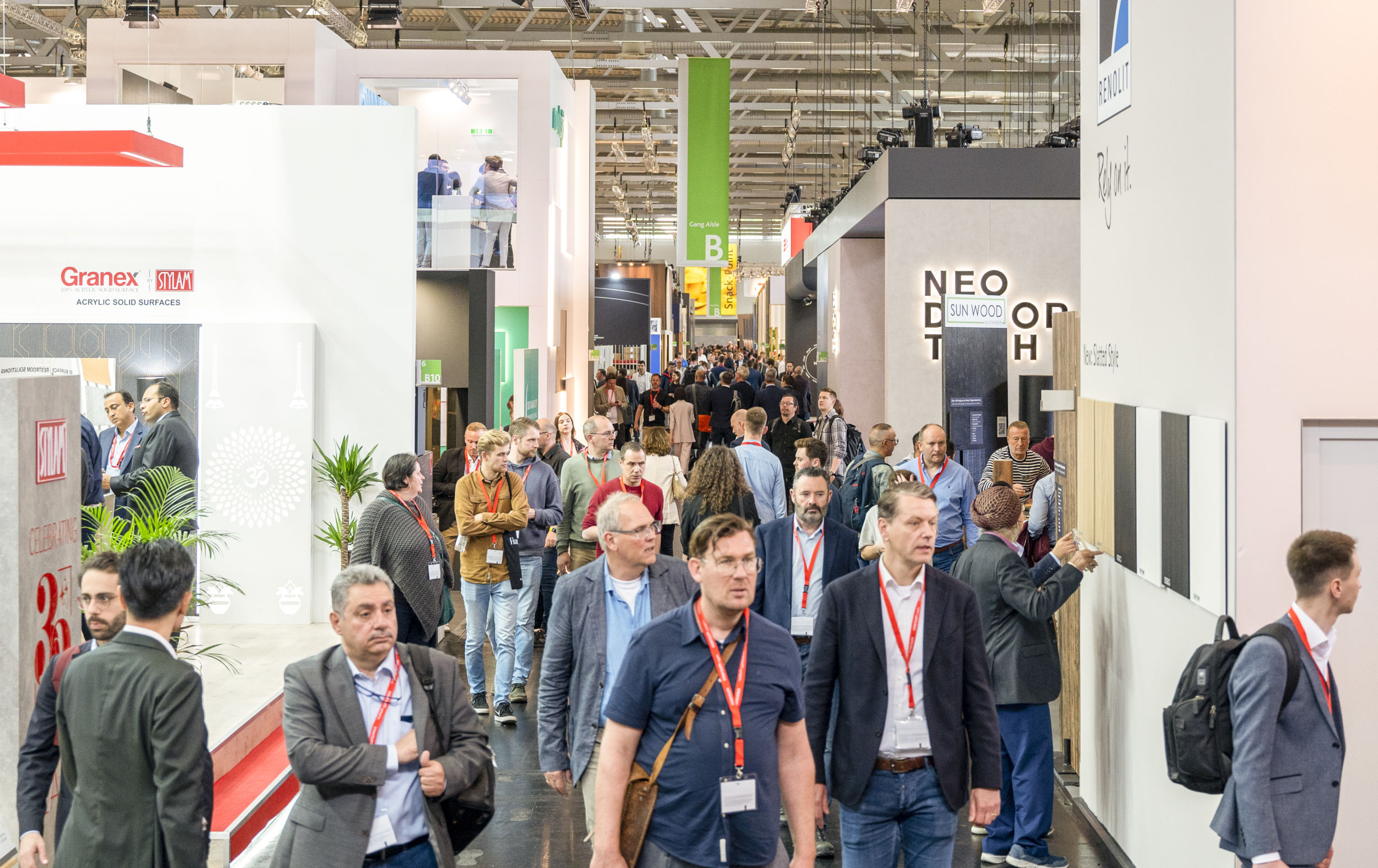 Unterwegs auf der Interzum