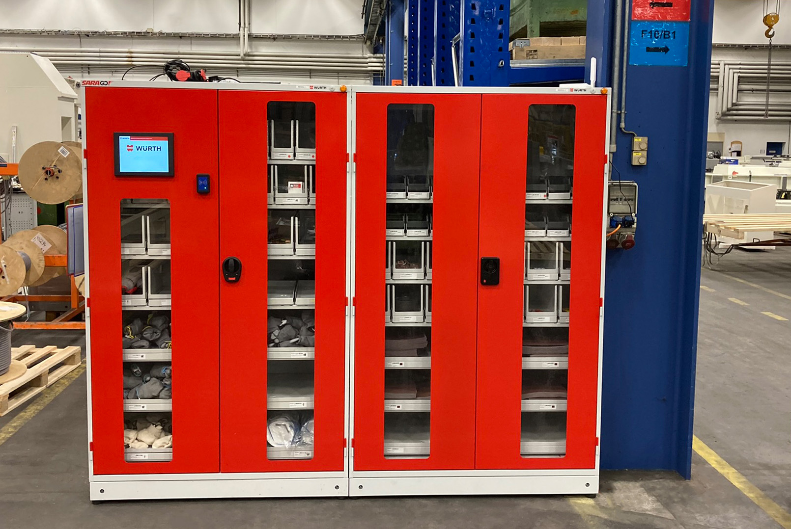 Automatisierte Versorgung mit Werkzeugen und Ausrüstung