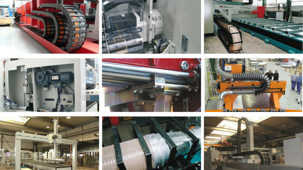 Automatisierung gegen den Fachkräftemangel 2 Dank ihrer Schmierfreiheit ermöglichen die Polymere einen zuverlässigen
Trockenlauf und sind somit geeignet für den Einsatz in der Holzindustrie.