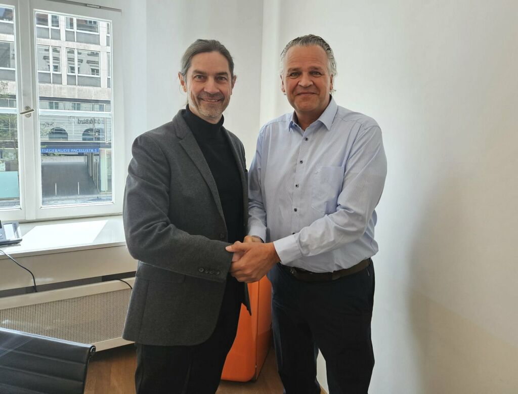 DigiPara und BuildTec gehen gemeinsame Wege 1 Andreas Fleischmann und Alexander Neuss