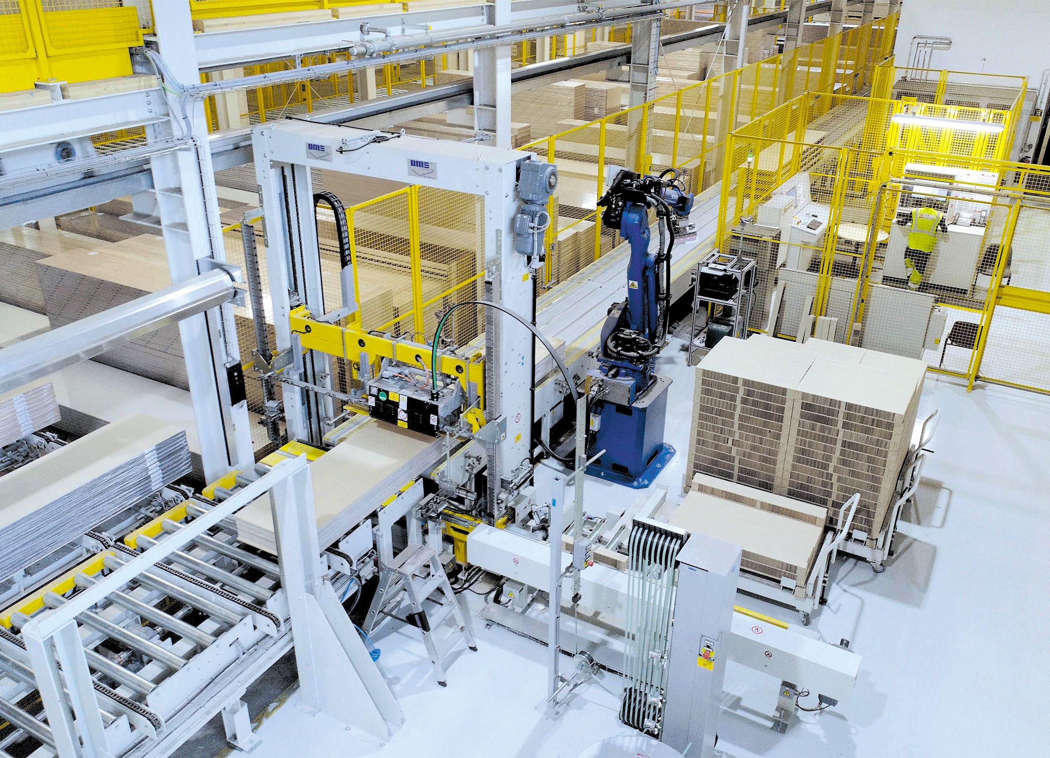 Maßgeschneiderte Verpackungsanlagen für Platten Die Business Unit Board von IMA Schelling verbindet ein sehr großes Portfolio an Verpackungstechnologie mit jahrzehntelanger Erfahrung bei der Verkettung und Integration von Maschinen und Anlagen.