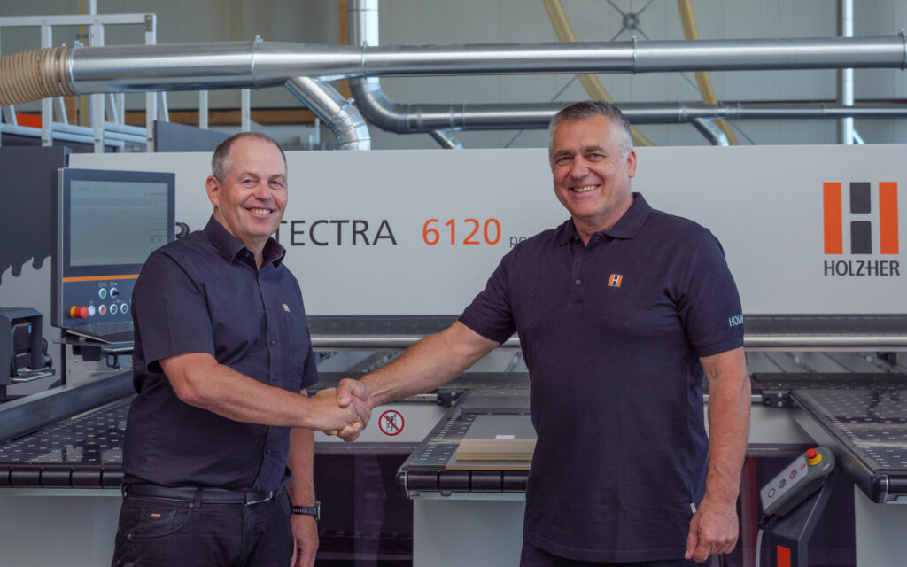 Führungswechsel bei Holz-Her 1 Robert Terzer und Frank Epple