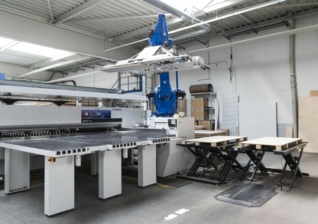 Ein Quantum mehr… 3 Ein seltener Anblick: Die Sawteq S-300 flexTec im Ruhezustand