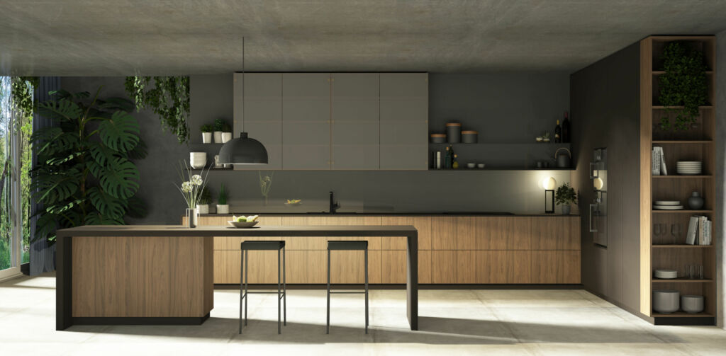 Küchenplanung auf Knopfdruck 1 Auf Knopfdruck entsteht aus der Palette CAD-Planung ein fotorealistisches Rendering.