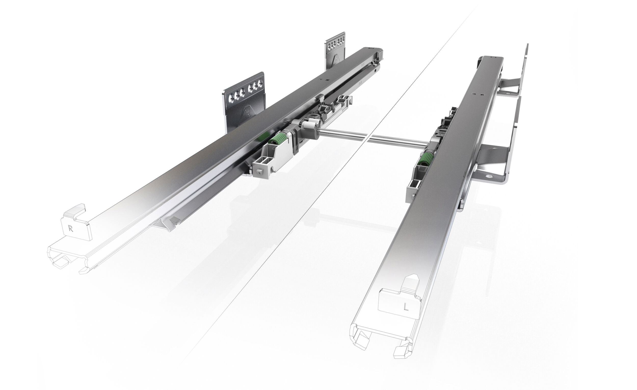 Unterflurführung mit 30kg Tragkraft
