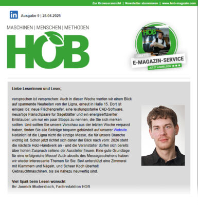 hob nl 9 2025 Verlauf