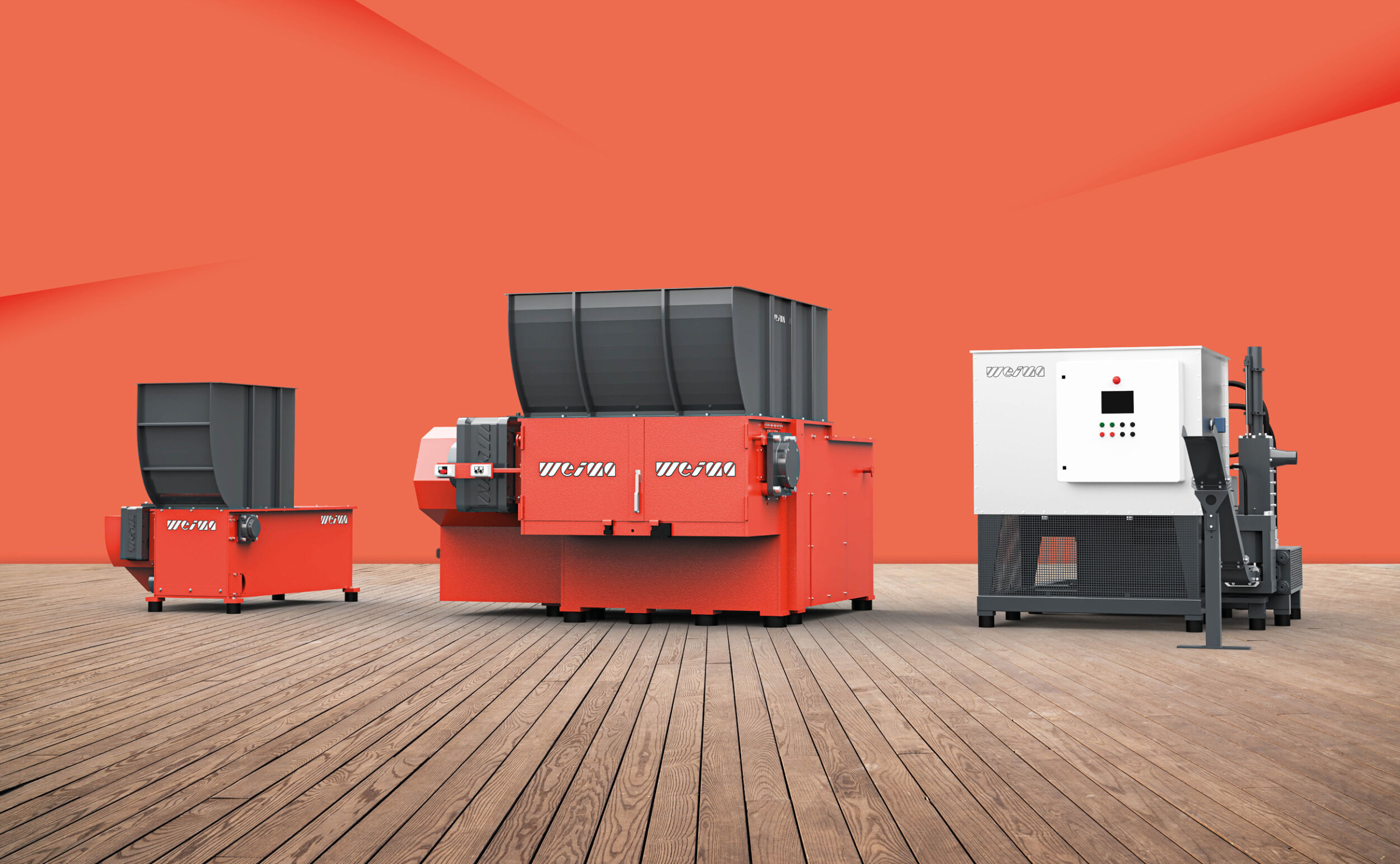 Für Handwerk und Industrie: WL 4, WLK 1500 und TH 1200 Brikettierpresse.