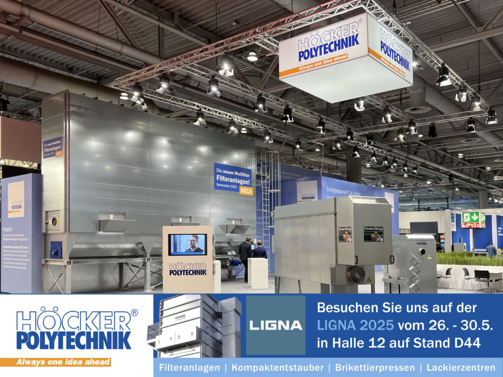 Filteranlagen für Möbelindustrie und Schreinerhandwerk 1 HPT LIGNA2025 Promo