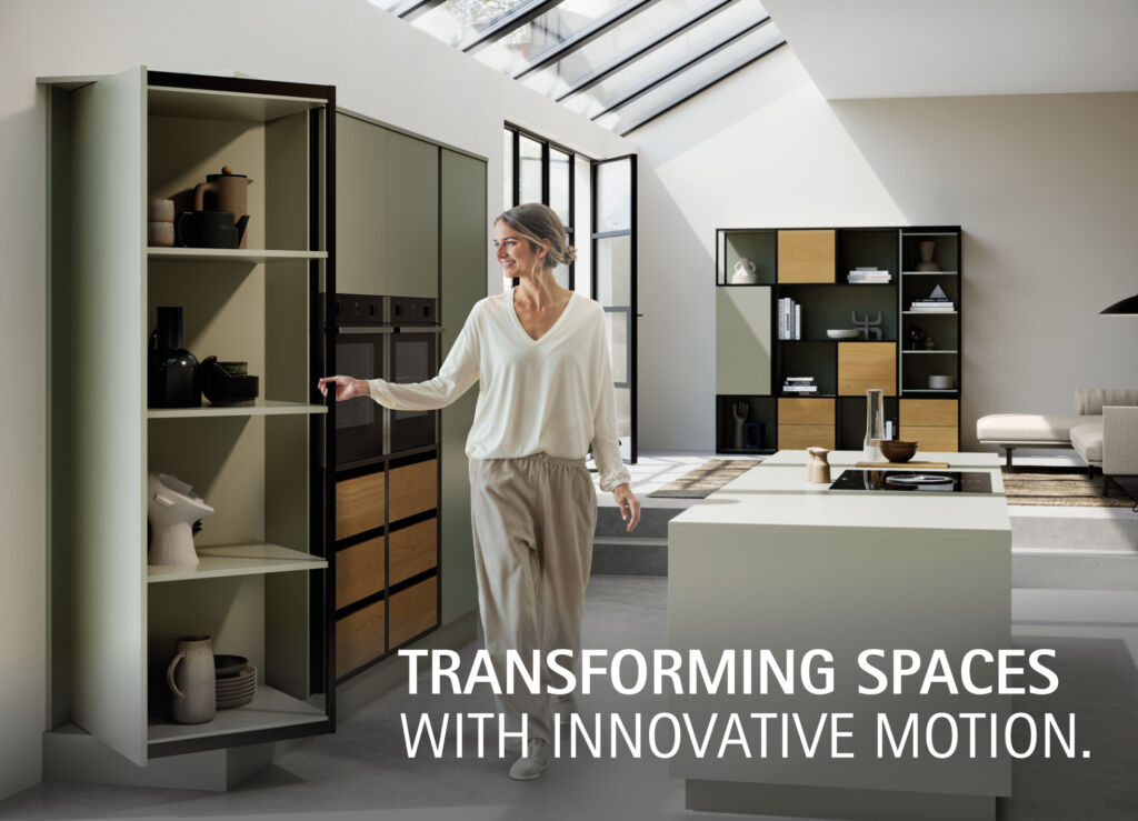 Strategischer Partner für wandelbare Räume 1 Zur Interzum 2025 will Hettich zeigen, wie mit wandelbaren Möbelwelten die Transformation zum emotionalen Erlebnis wird.