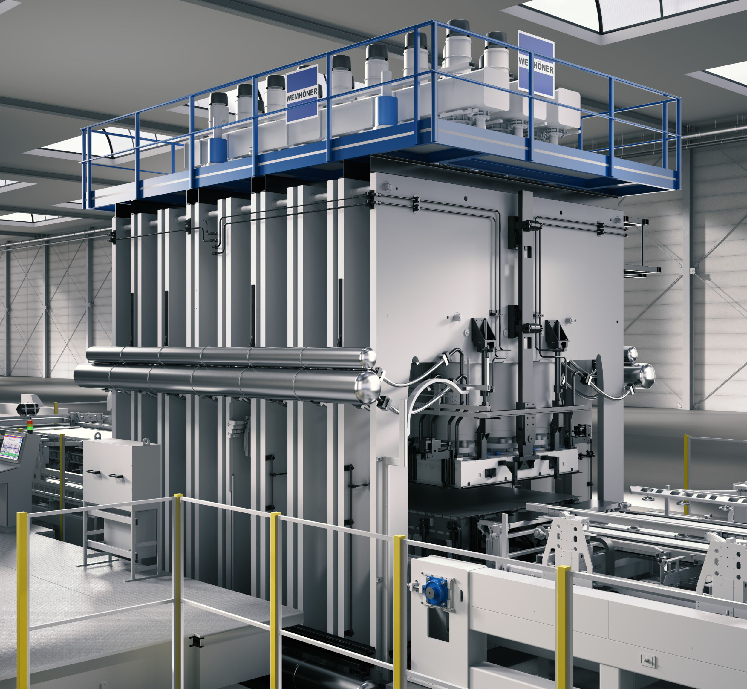 Kurzkontaktpressen für die Melamin-Direktbeschichtung