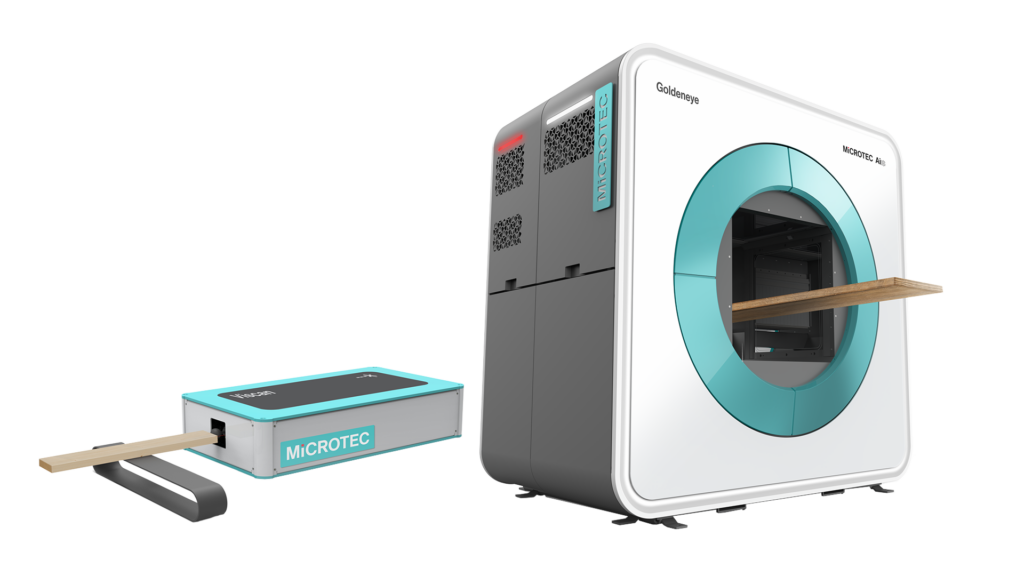 Maschinelle Festigkeitssortierung als Grundlage für den Holzbau 1 MiCROTEC Goldeneye Viscan