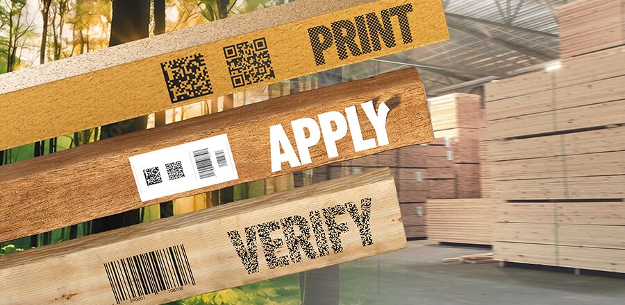 REA revolutioniert die Holzkennzeichnung