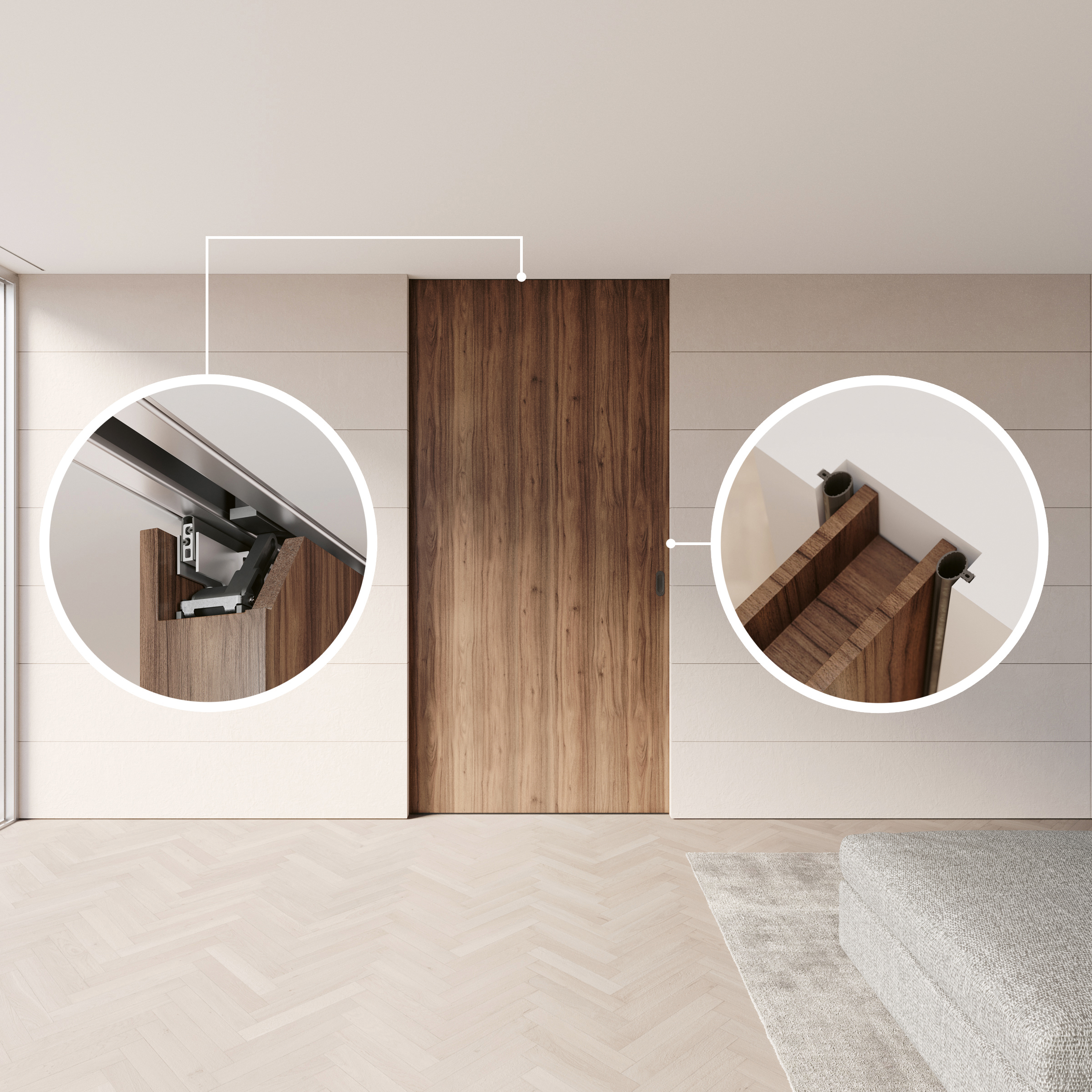 Schallschutz trifft Schiebekomfort