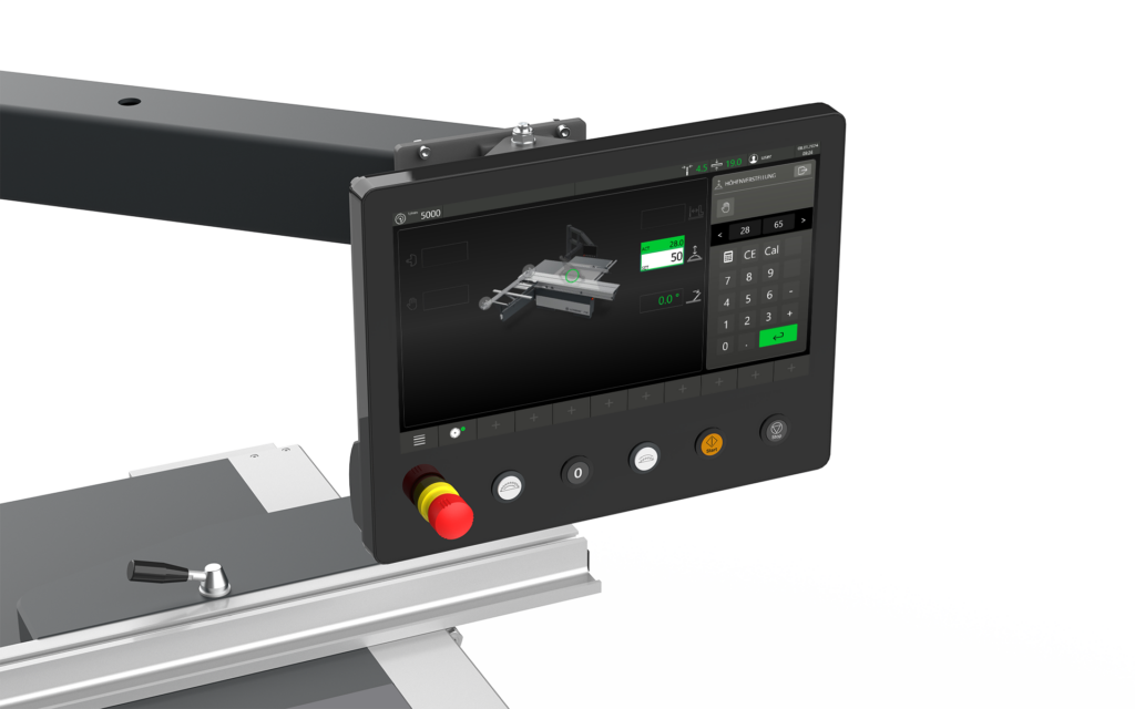 Vier gewinnt 2 Der 15"-Touchscreen ist
neig- und schwenkbar und
serienmäßig enthalten.