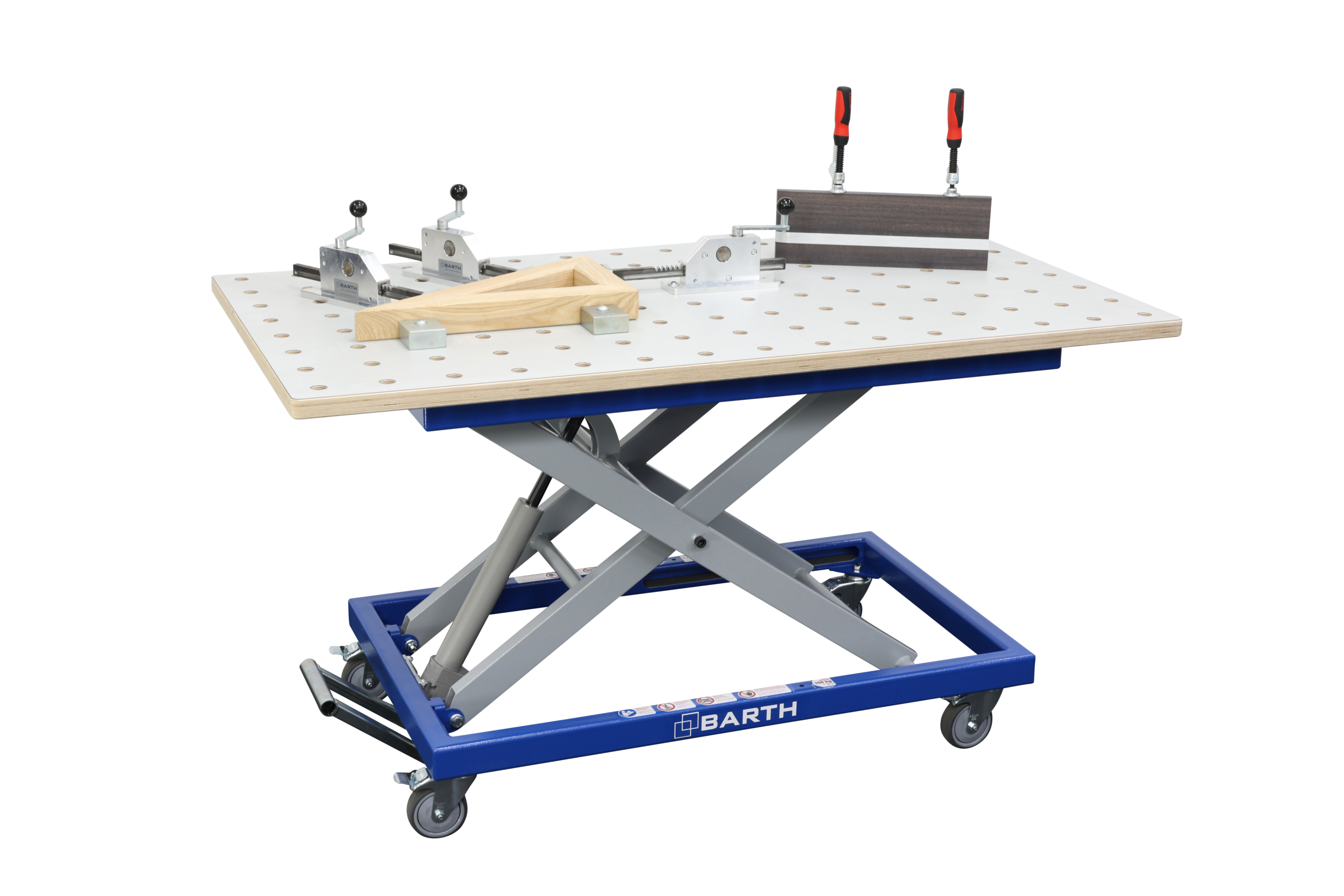 Der Hubtisch H 300 ist stufenlos höhenverstellbar und damit schnell an verschiedene Arbeitssituationen angepasst.