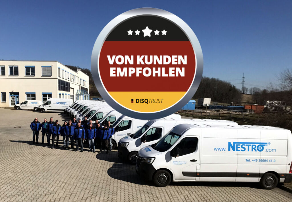 Nestro für Servicequalität ausgezeichnet 1 Nestro erhält die Service-Auszeichnung "Von Kunden empfohlen".