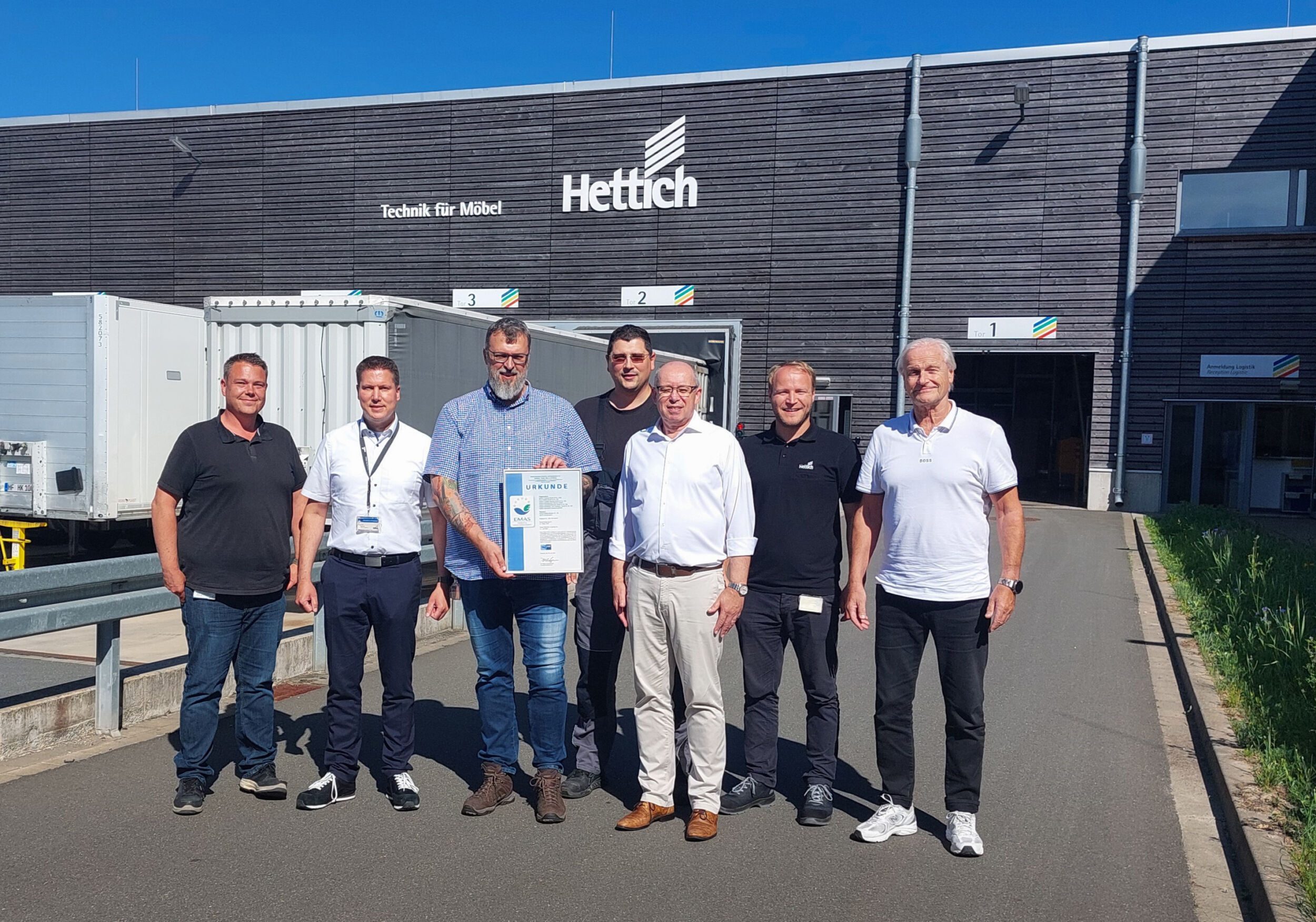 Hettich-Standorte erneut EMAS-zertifiziert