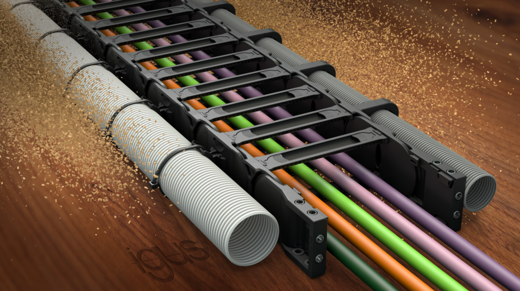 Kosten sparen mit PVC-Leitungen 1 Energieketten schützen Leitungen und Schläuche.
So funktionieren sie in jeder Umgebungen zuverlässig.