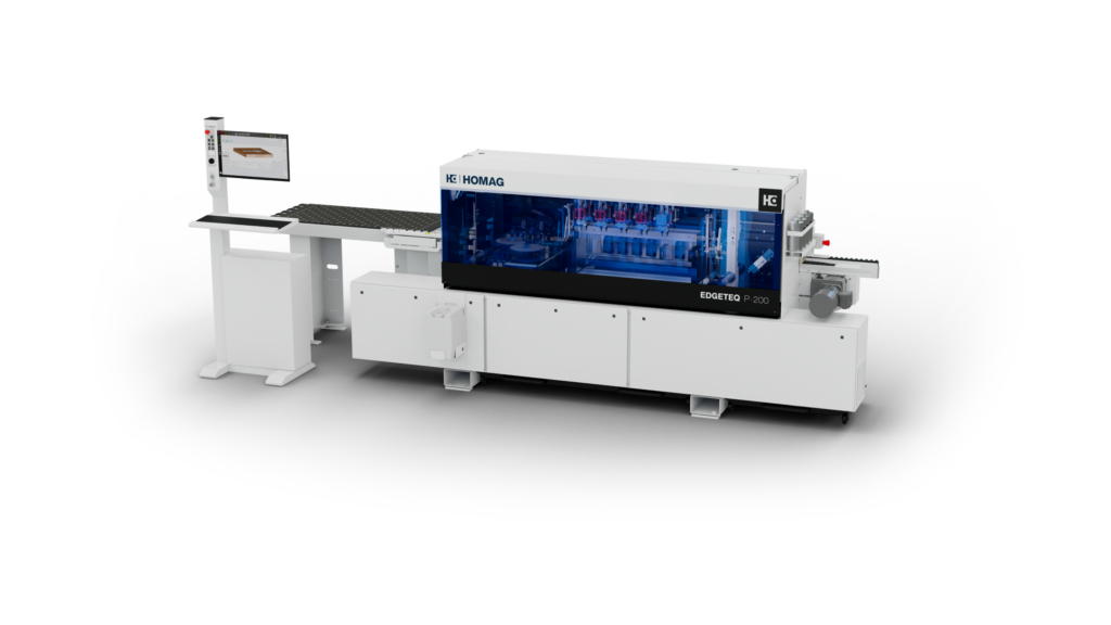 Ink Big 1 Edgeteq P-200 ist die erste
Digitaldruckmaschine für die Kantenbearbeitung.