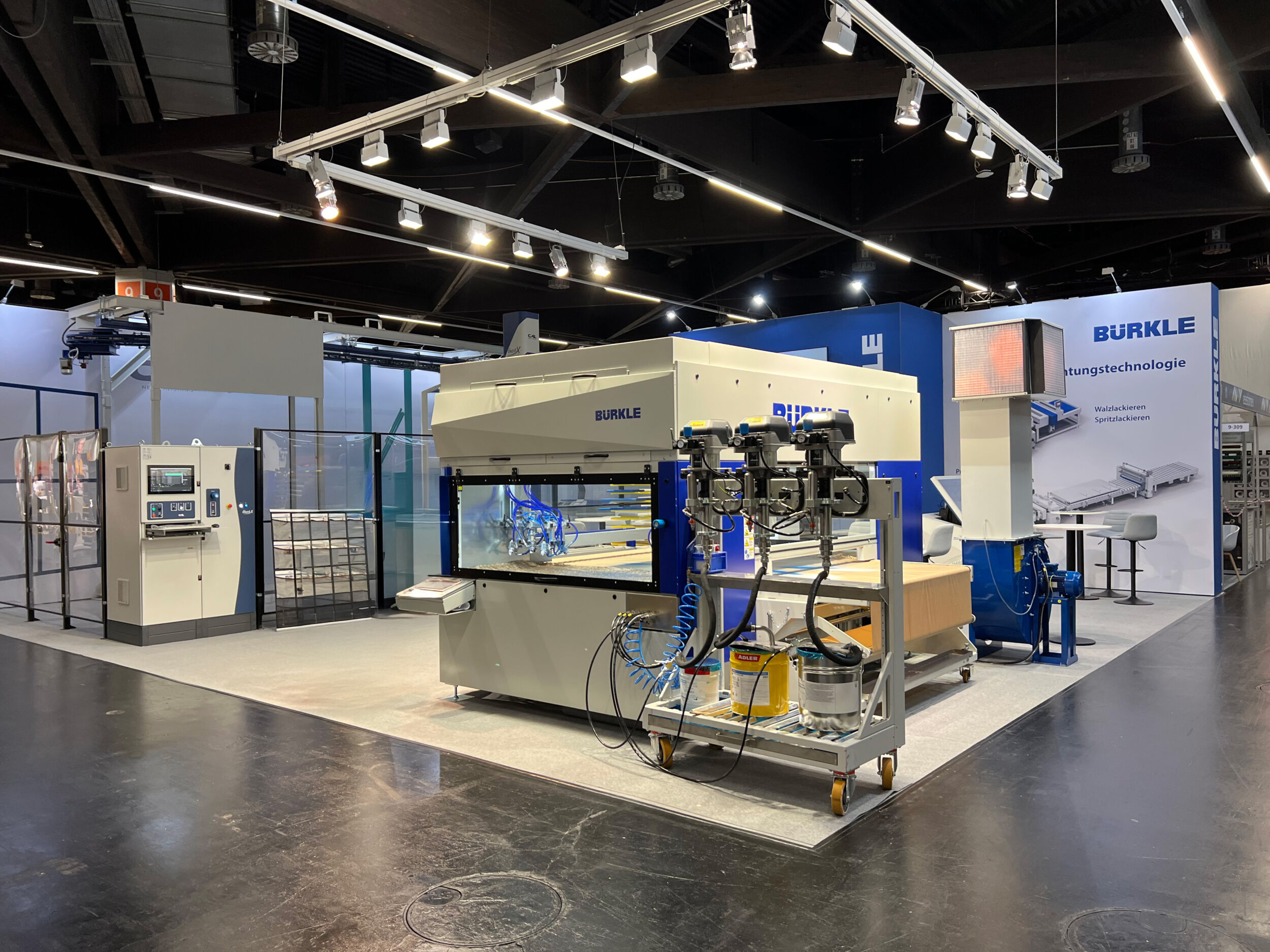 Modulare Lackiermaschine