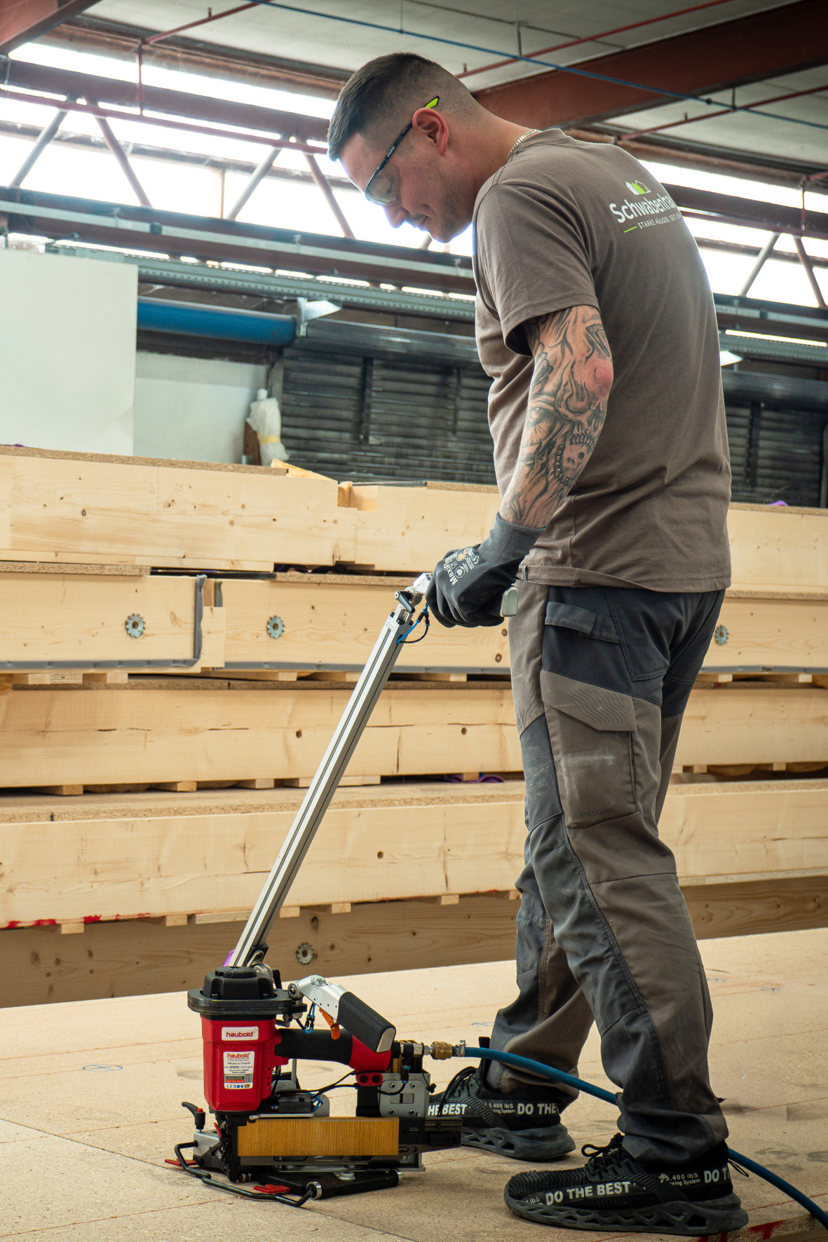 Halbautomatisiert befestigen