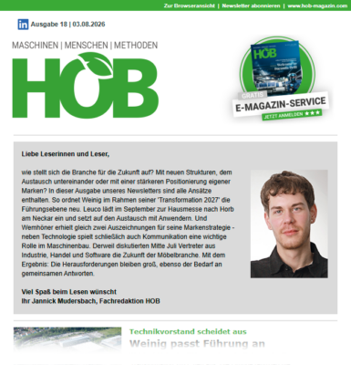 hob nl 18 2026 Verlauf