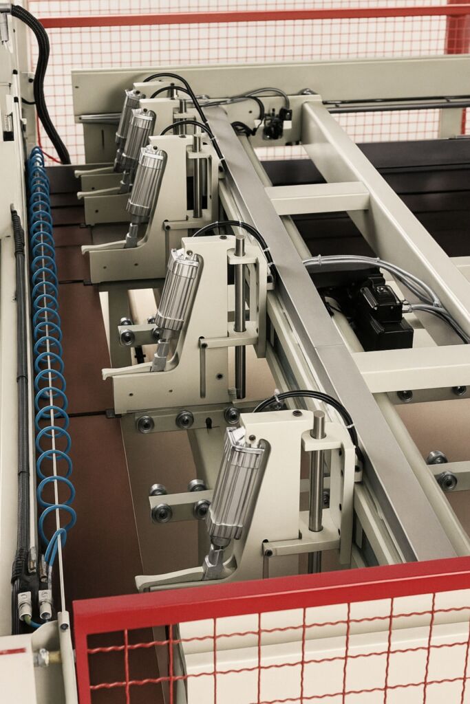 Massiv präzise sägen 2 Plattenaufteilsägender Marke Scheer sorgen auch im industriellen Einsatz für Qualität.