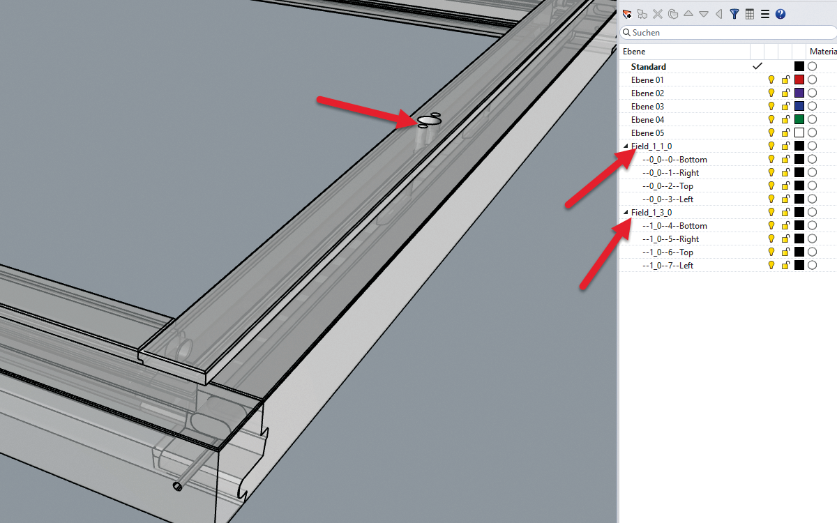 Windoor-Studio Control 3D - Details und Struktur bei der Anzeige