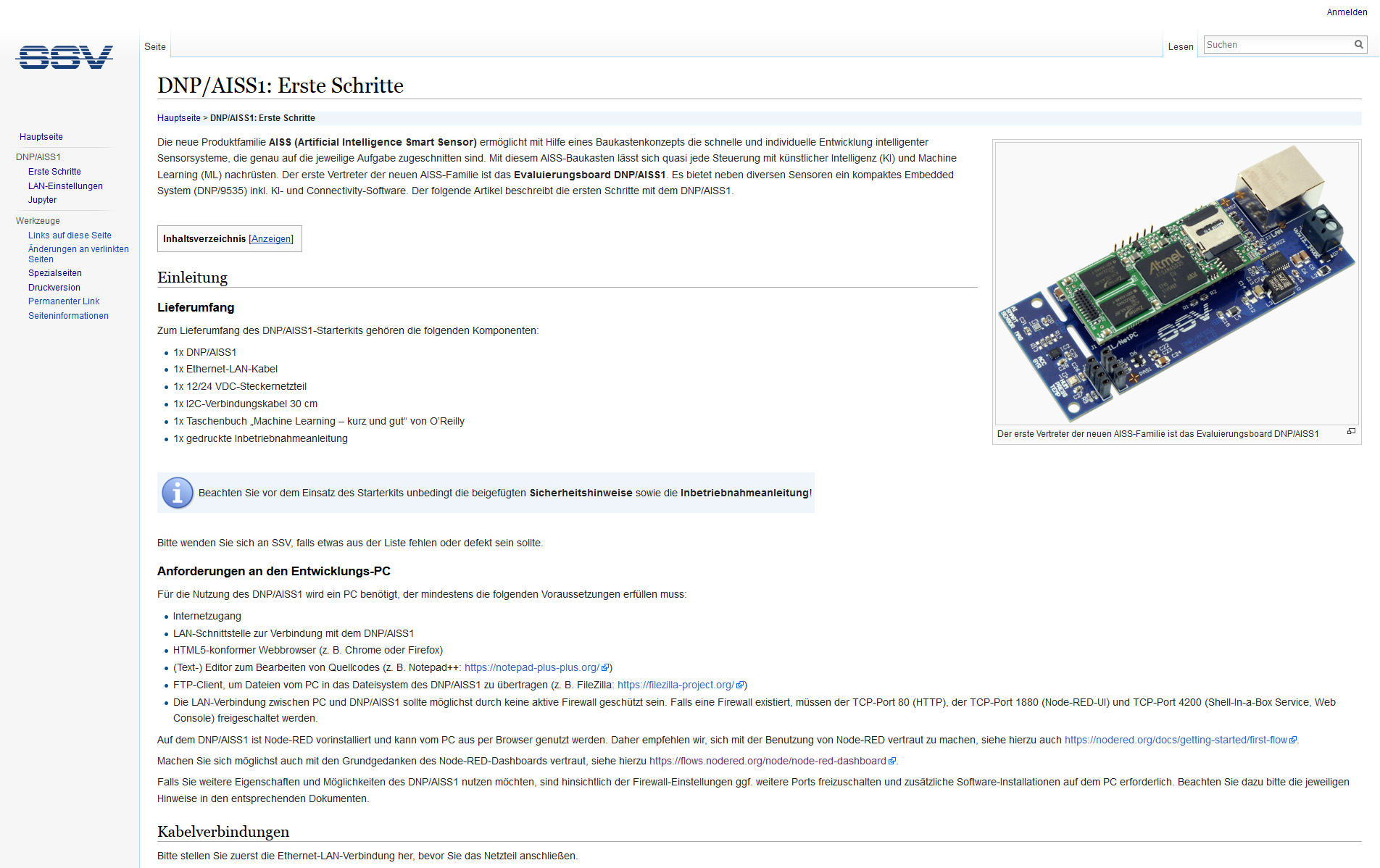 Online-Wiki für Produktinformationen